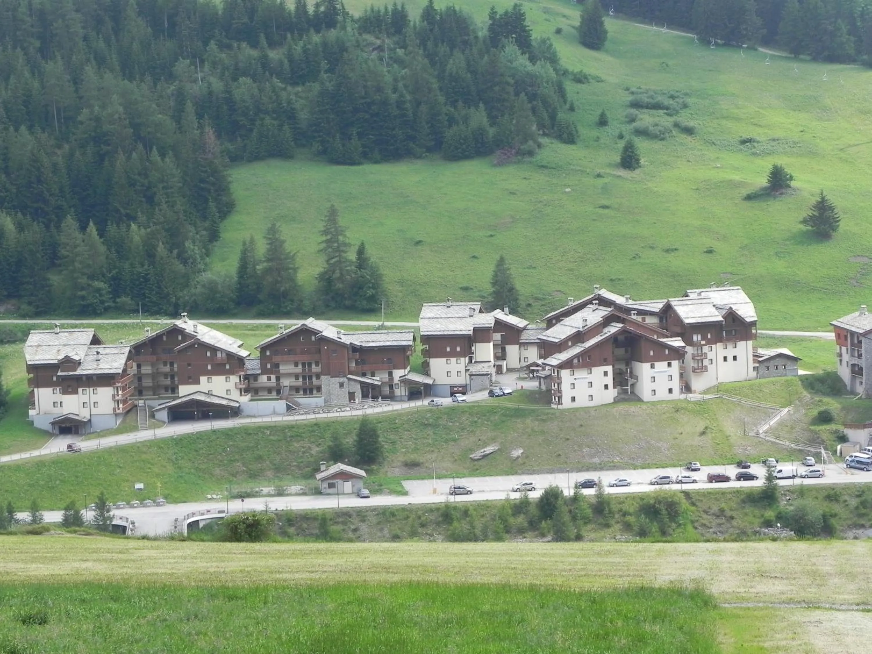 Bird's eye view in Lagrange Vacances Les Valmonts de Val Cenis