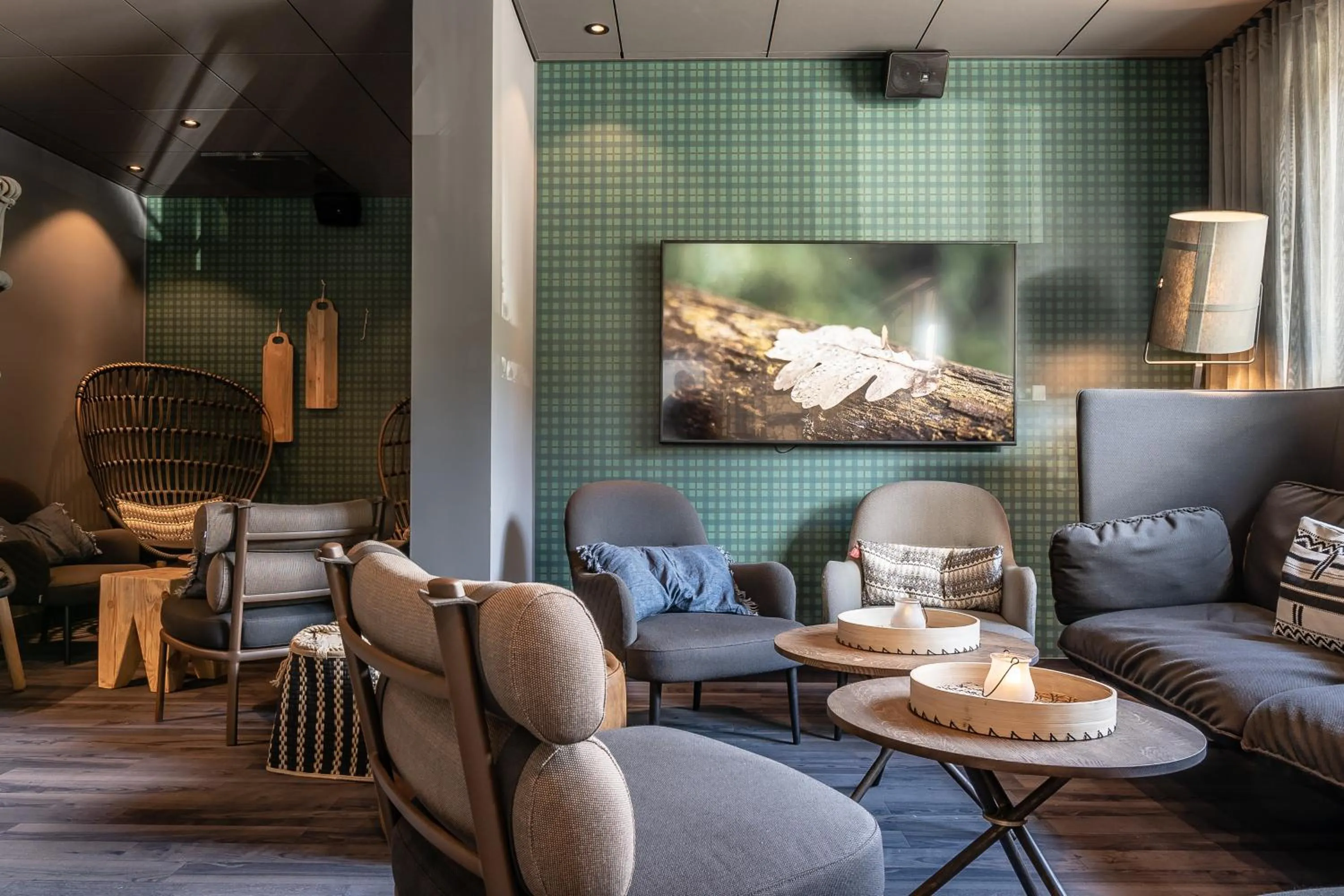 Lobby or reception in Hotell Storforsen