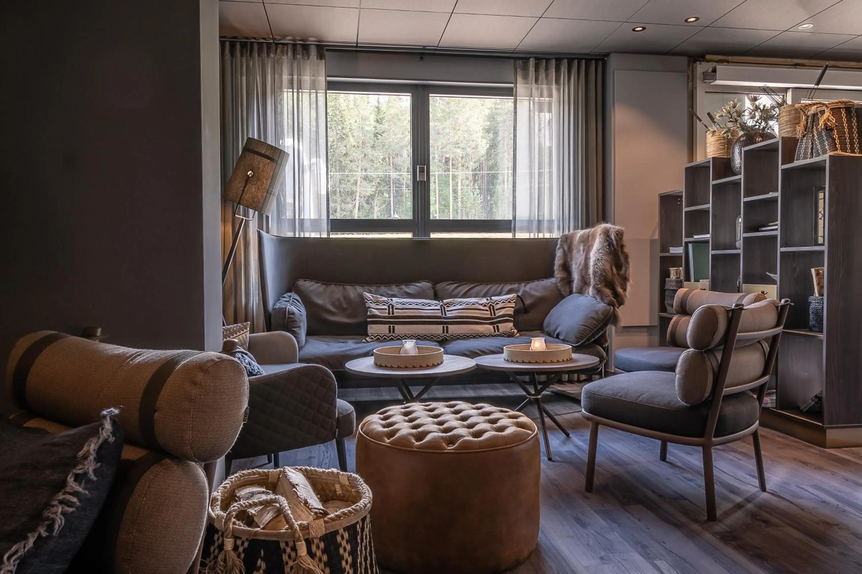 Lobby or reception in Hotell Storforsen