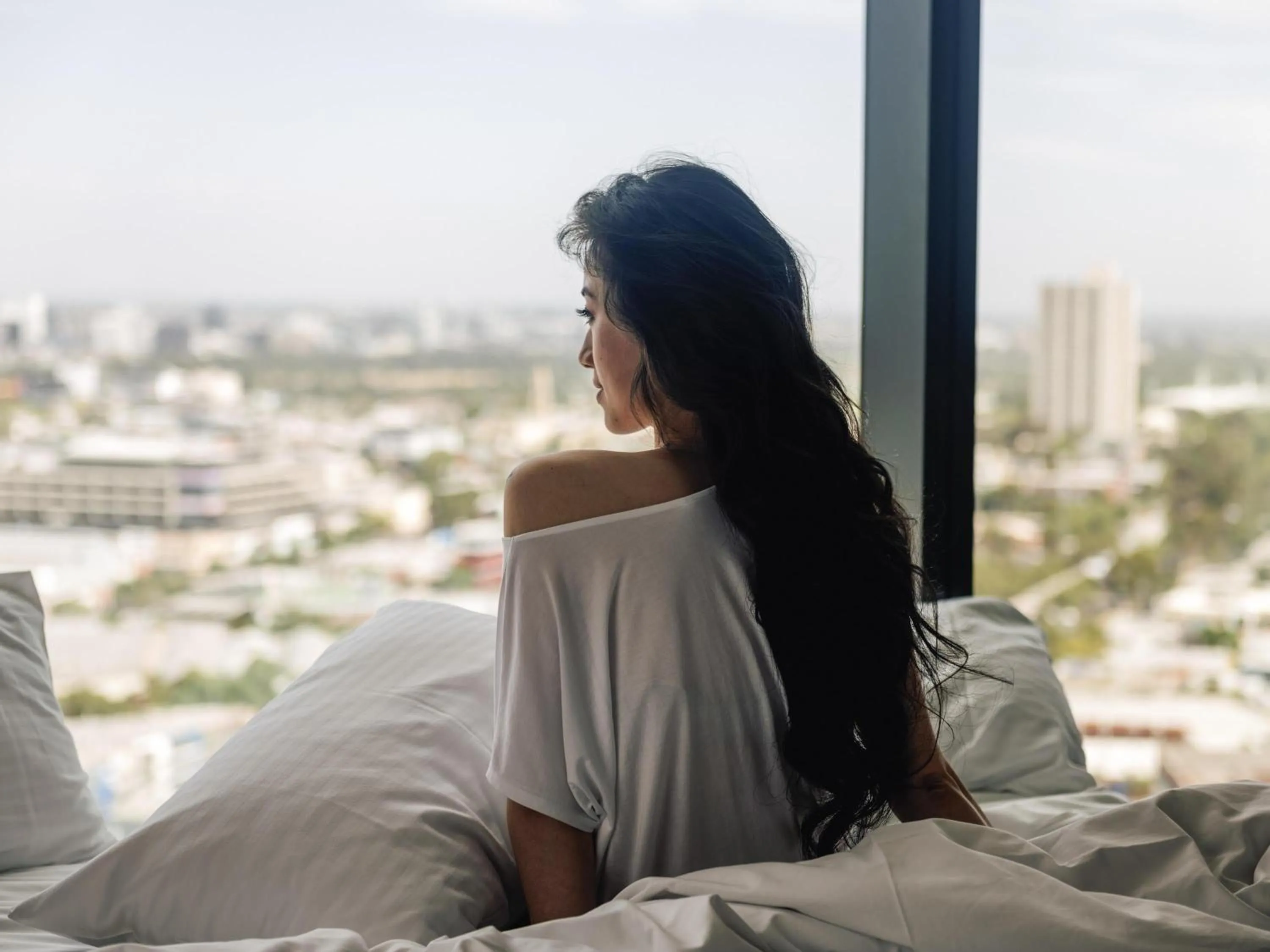 Property building, Bed in Novotel Melbourne South Wharf