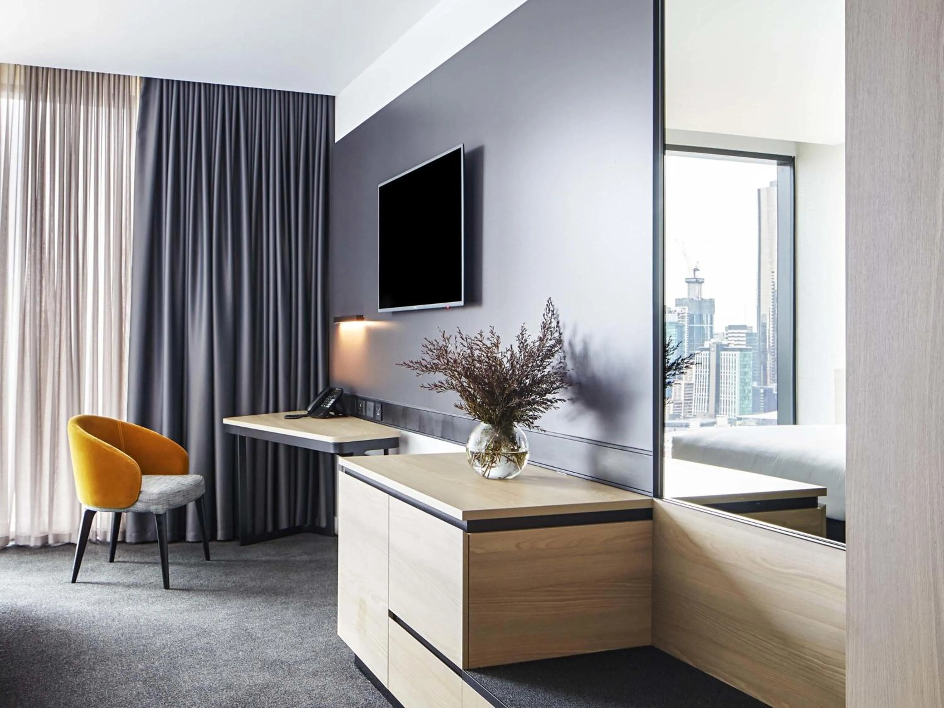 Bedroom in Novotel Melbourne South Wharf