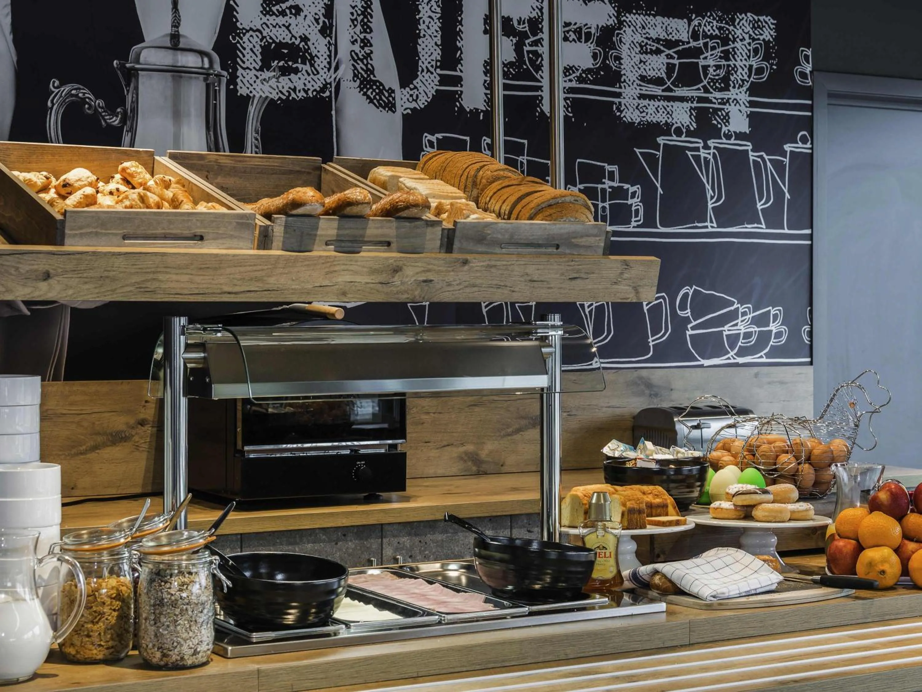 Breakfast in ibis budget Brugge Jabbeke