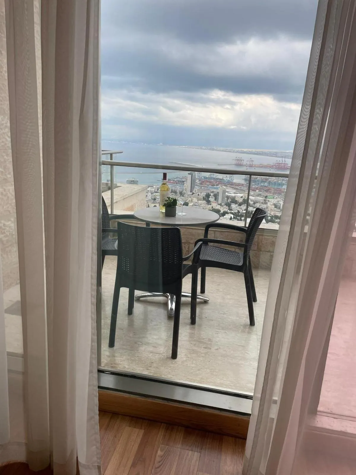 Balcony/Terrace in Crowne Plaza Haifa by IHG