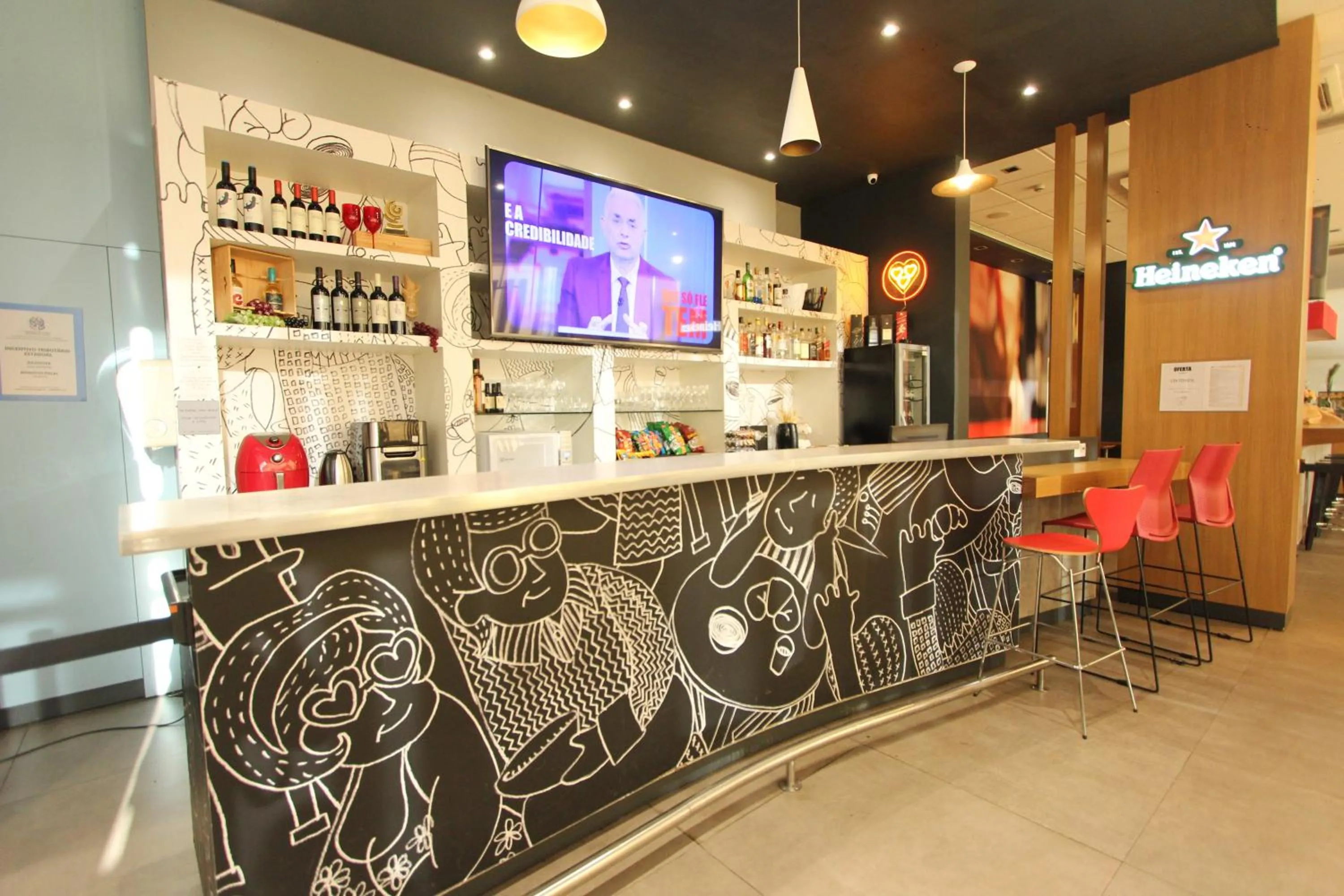 Lounge or bar in Ajax Hoteis