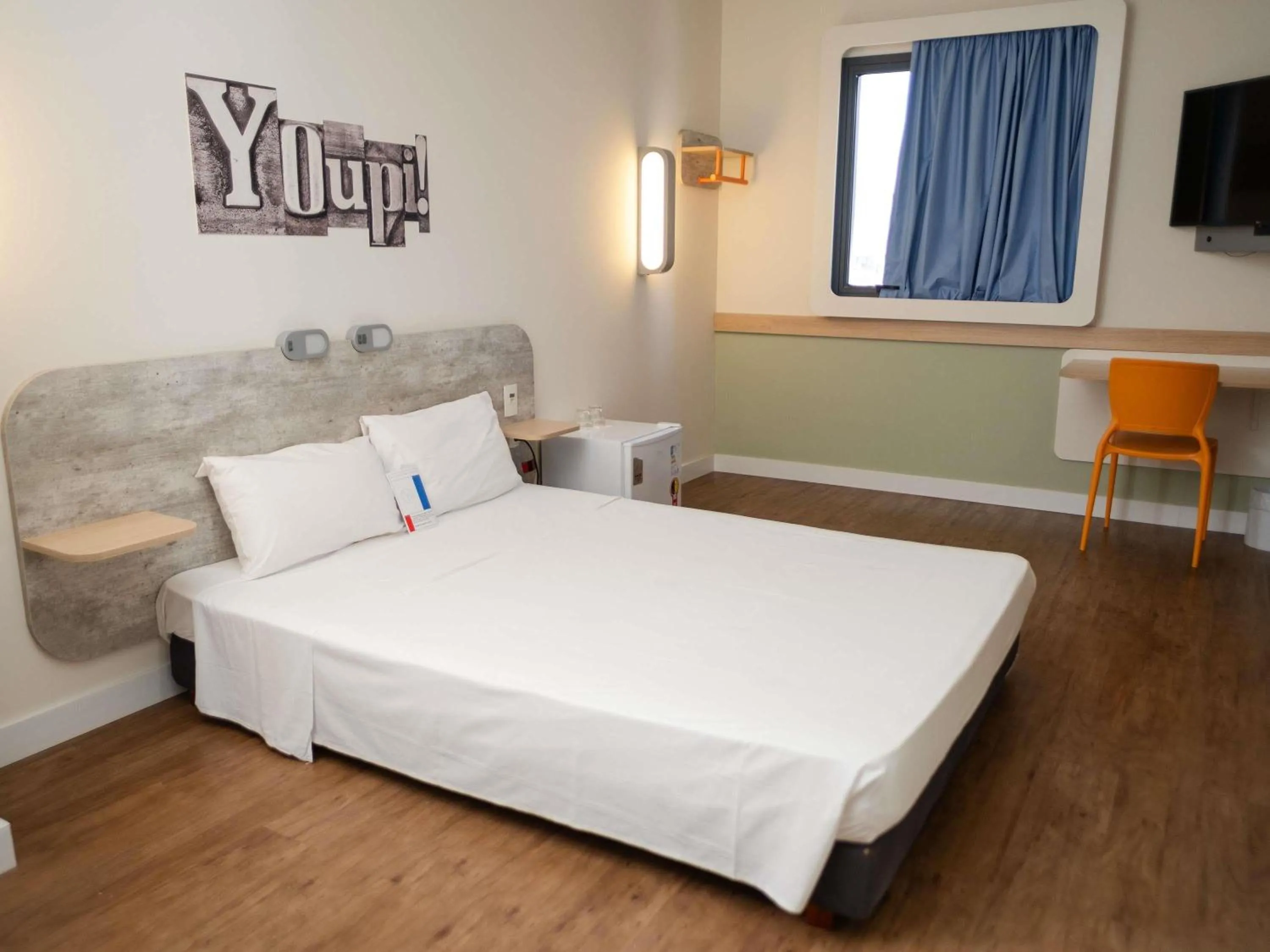 Bedroom, Bed in ibis budget Sorocaba