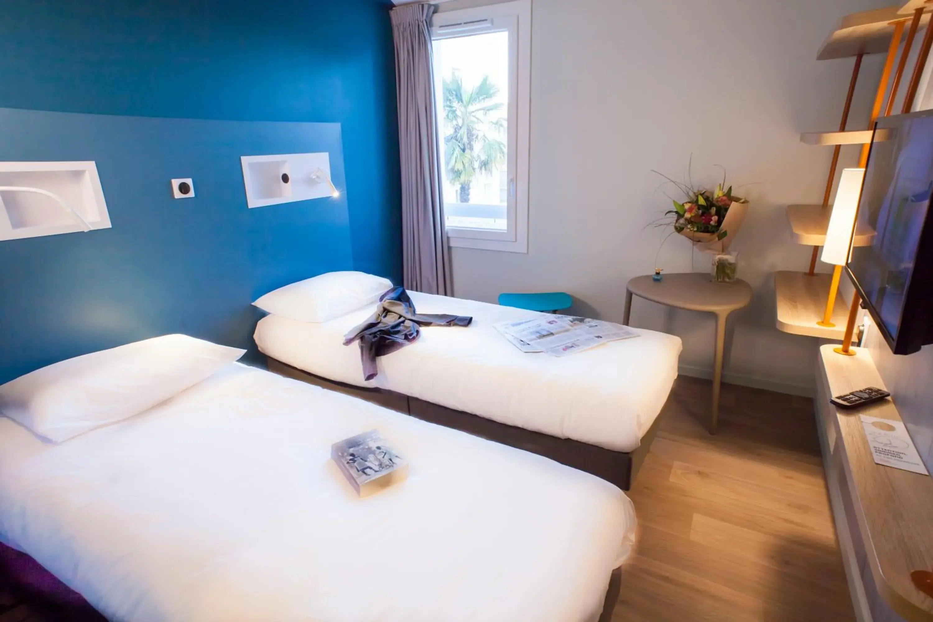 Twin Room in ibis budget Bordeaux Est Lormont Twin Room in ibis budget Bordeaux Est Lormont
