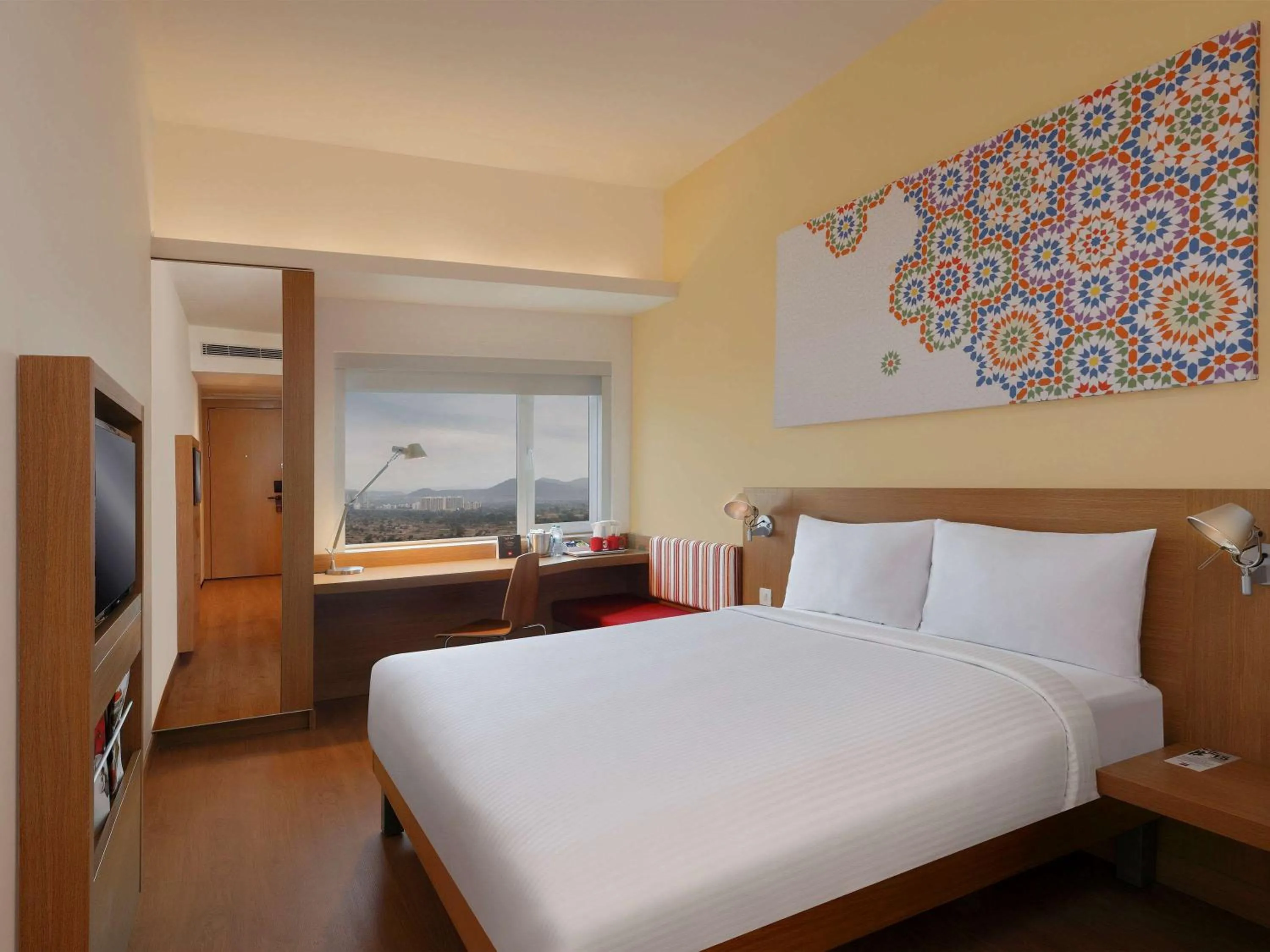 Photo of the whole room, Bed in ibis Pune Hinjewadi - An Accor Brand