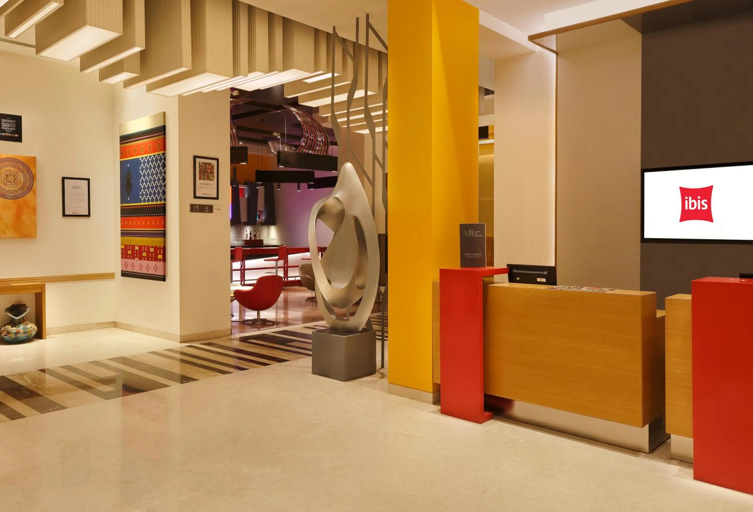 Lobby or reception in ibis Pune Hinjewadi - An Accor Brand