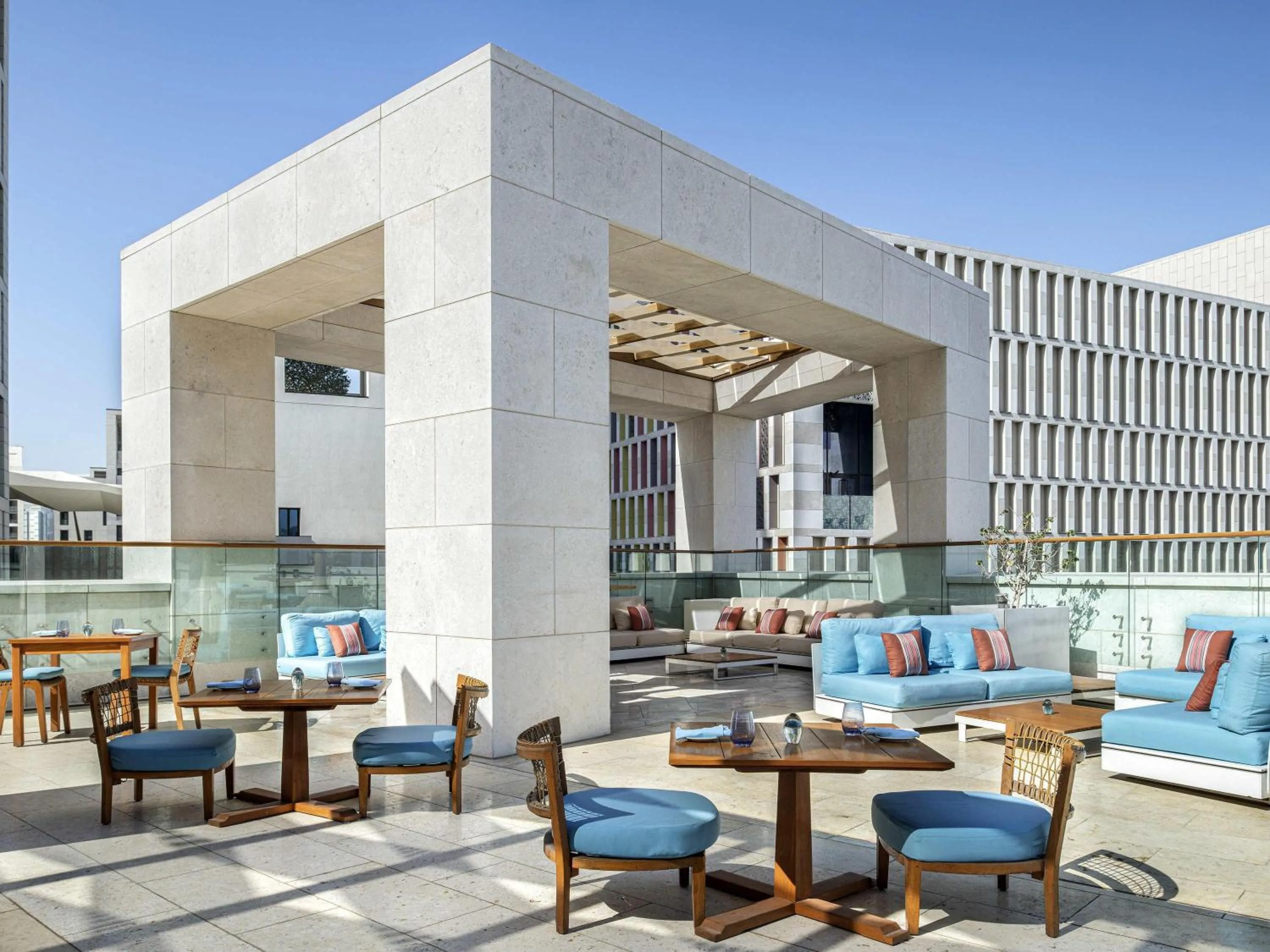 Lounge or bar in Alwadi Hotel Doha - MGallery Collection