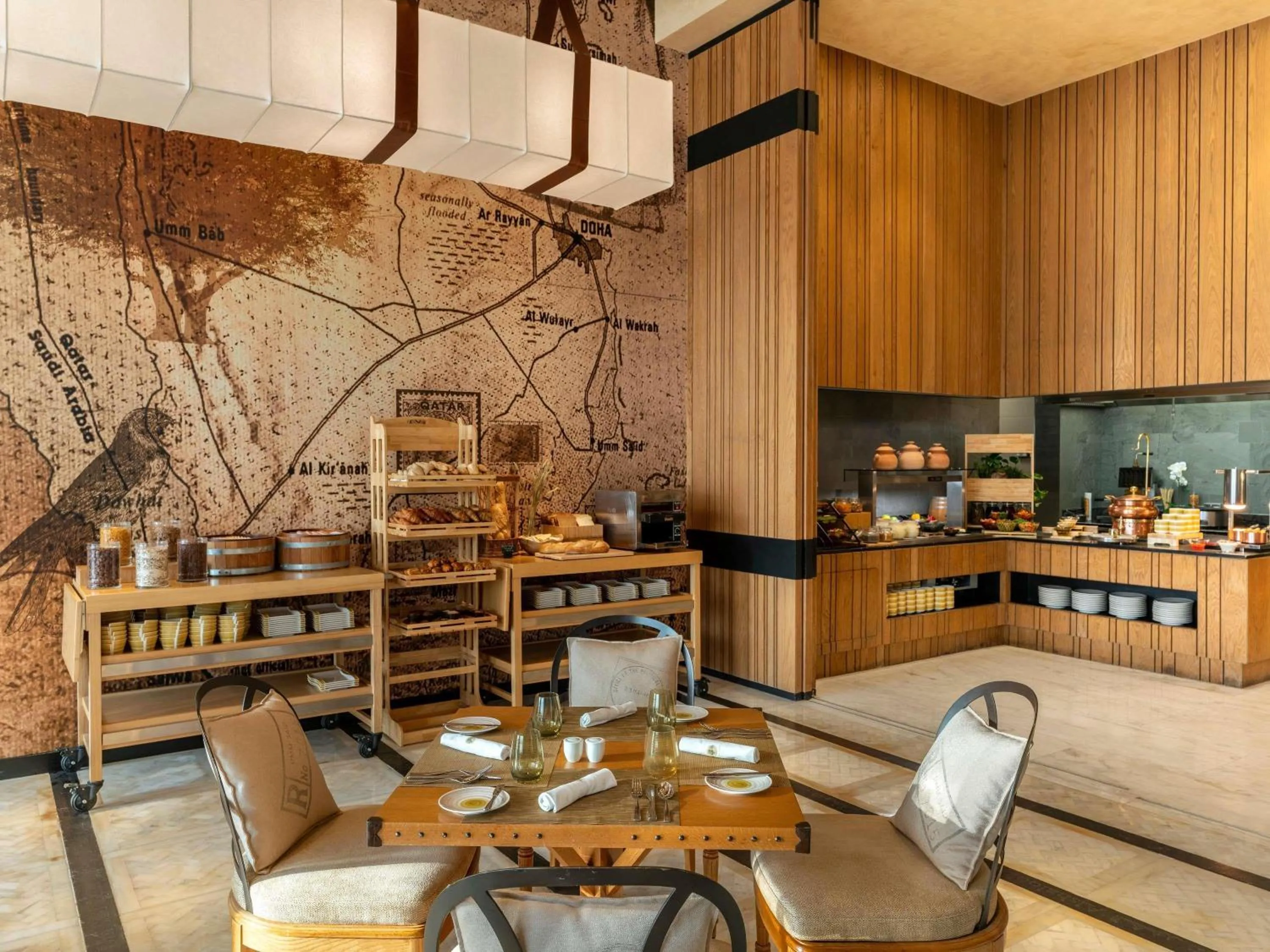 Restaurant/places to eat in Alwadi Hotel Doha - MGallery Collection