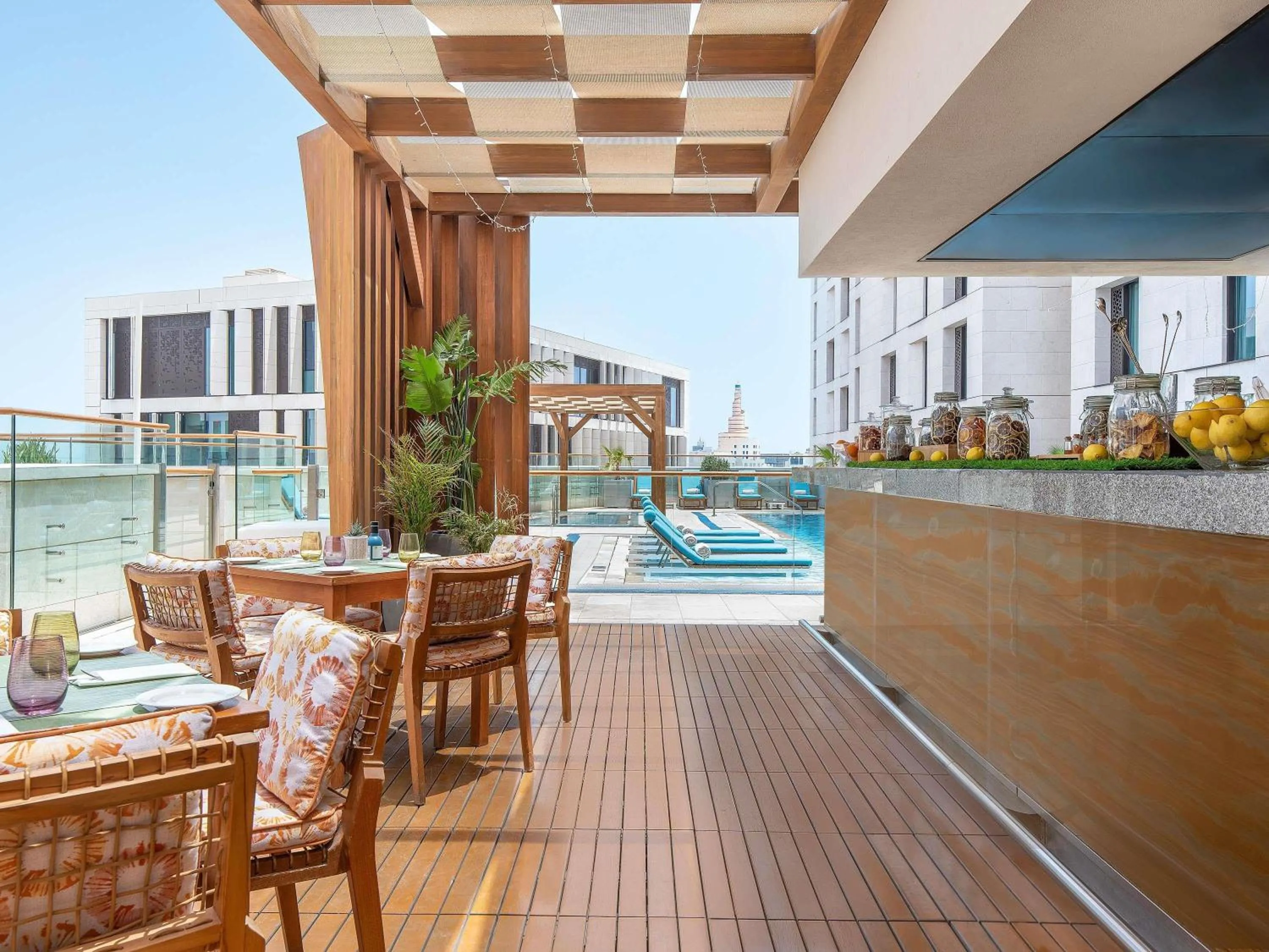 Lounge or bar in Alwadi Hotel Doha - MGallery Collection