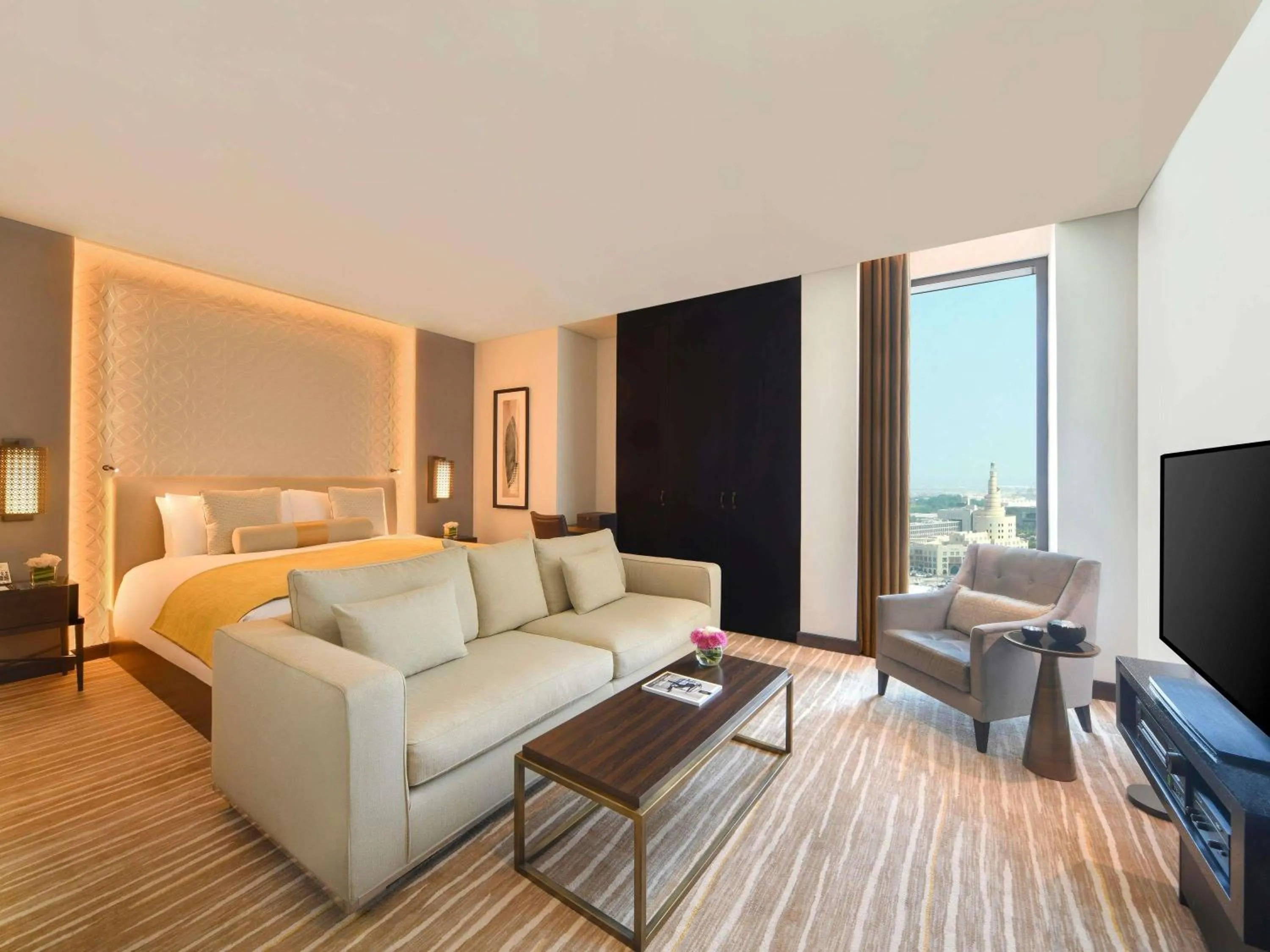 Bedroom in Alwadi Hotel Doha - MGallery Collection