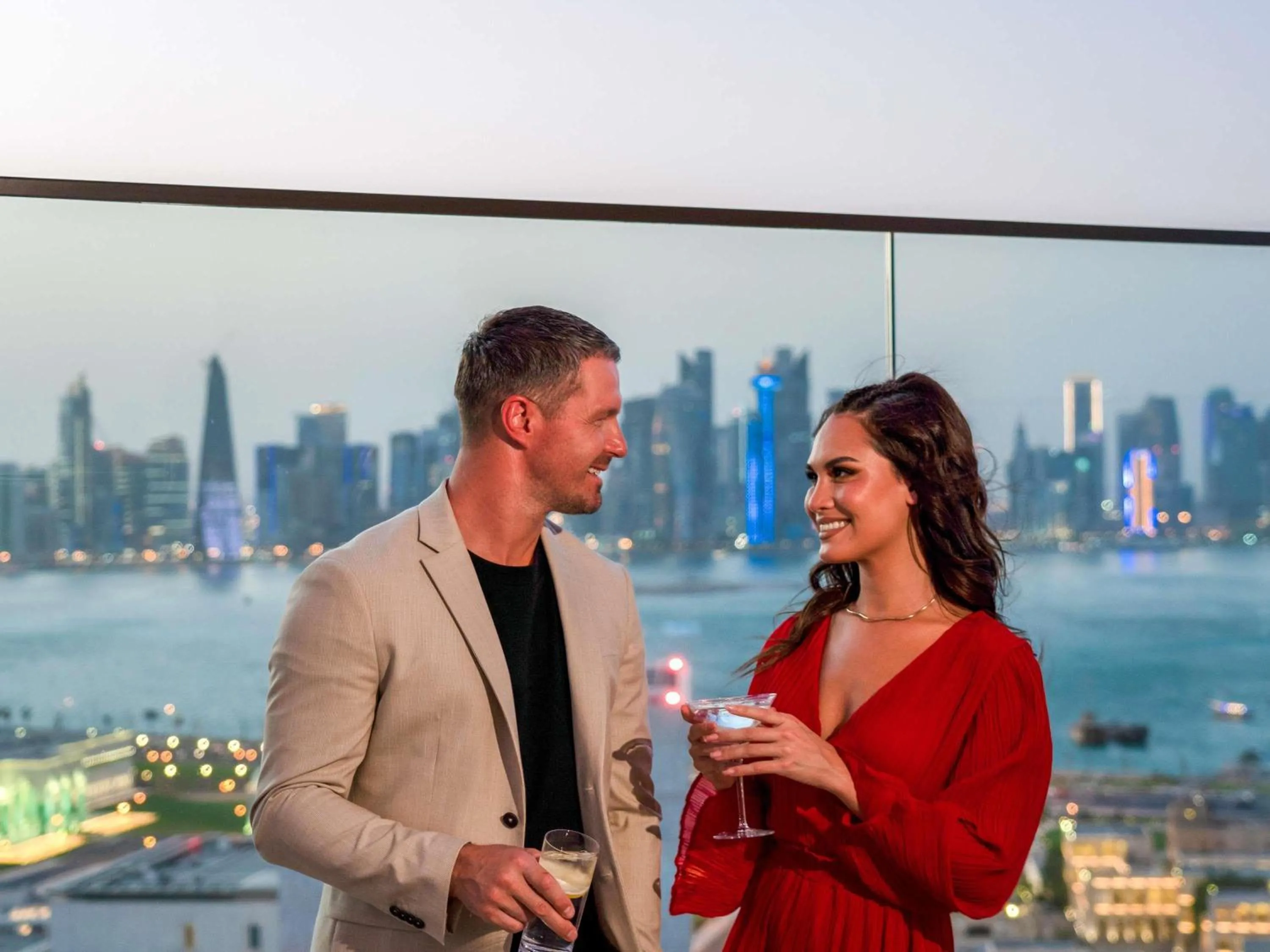 Lounge or bar in Alwadi Hotel Doha - MGallery Collection