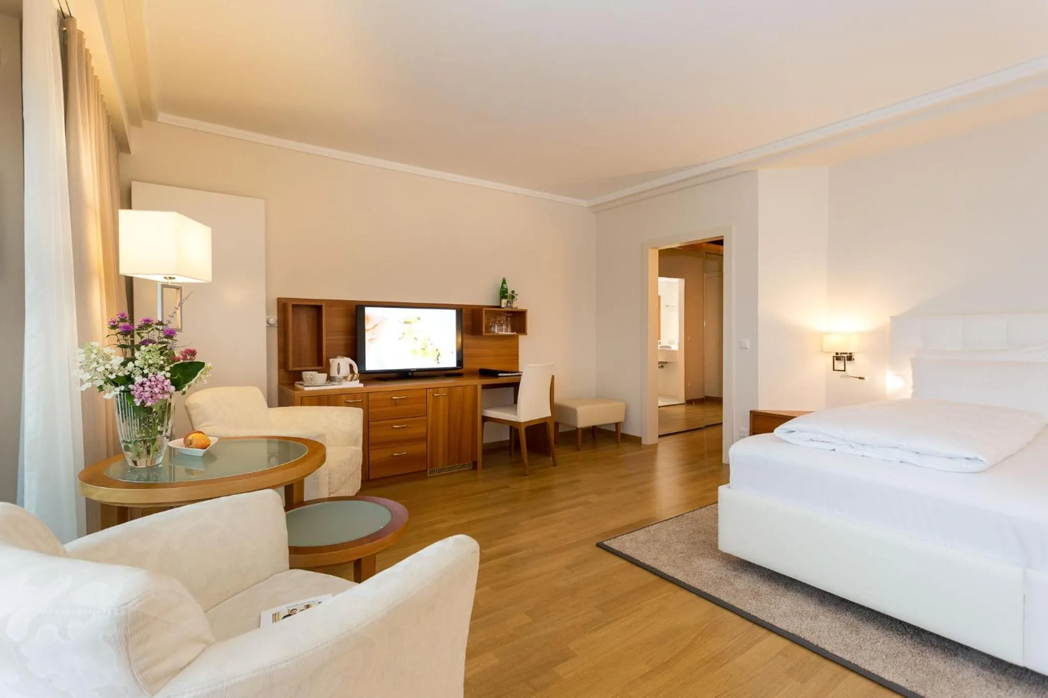 TV and multimedia, Bed in Hotel & Spa Der Steirerhof
