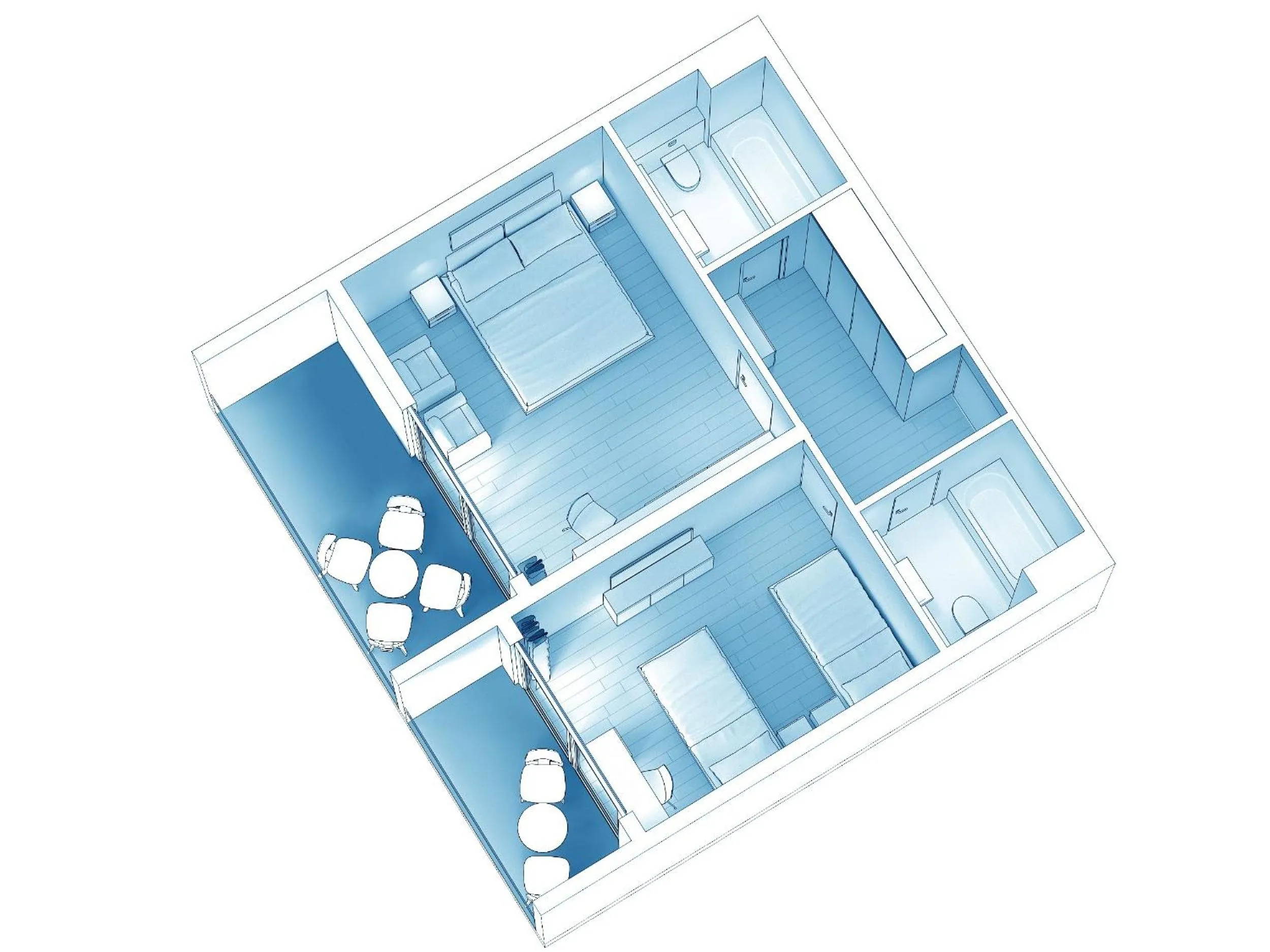 Floor plan in Medora Auri Family Beach Resort
