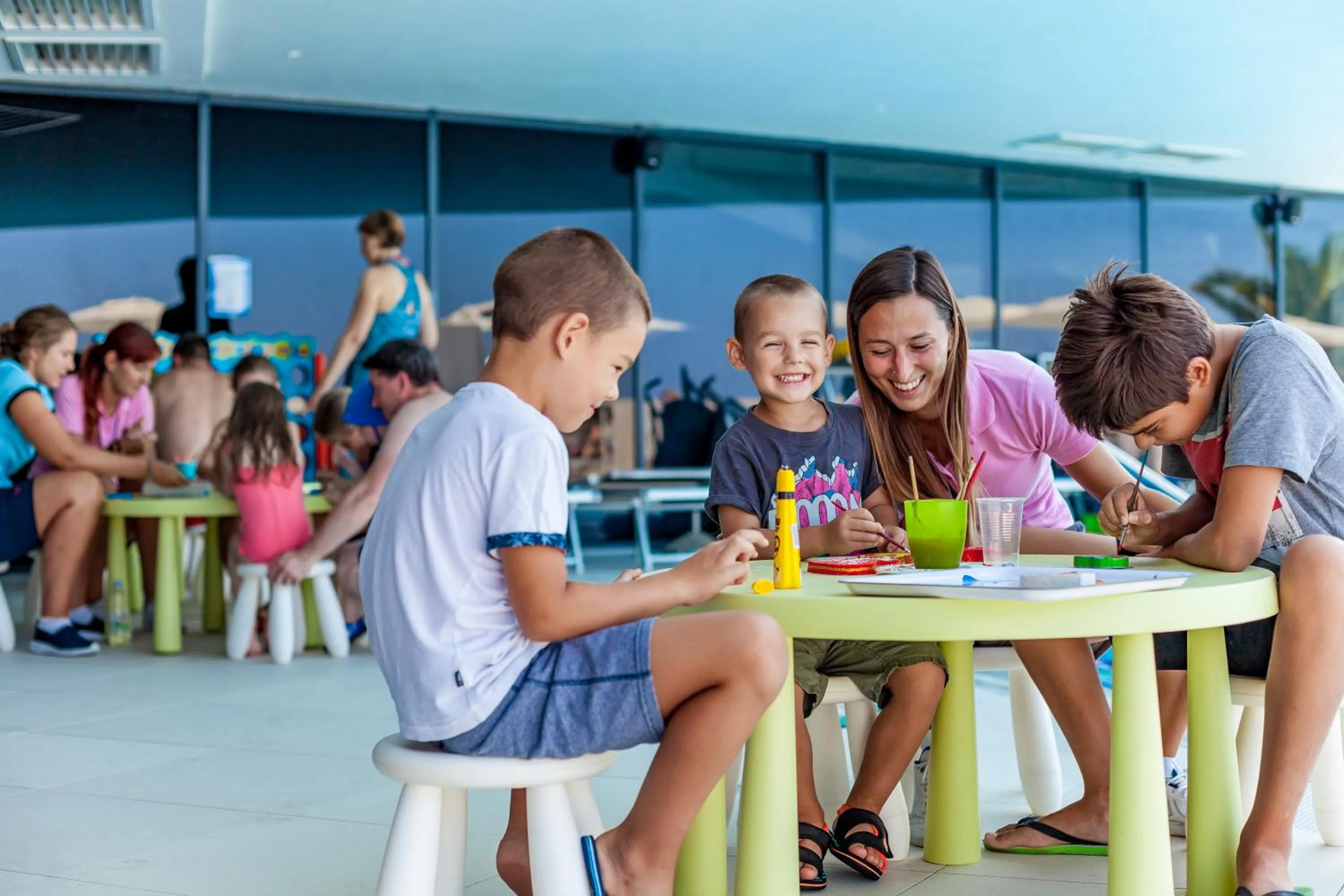 children in Medora Auri Family Beach Resort
