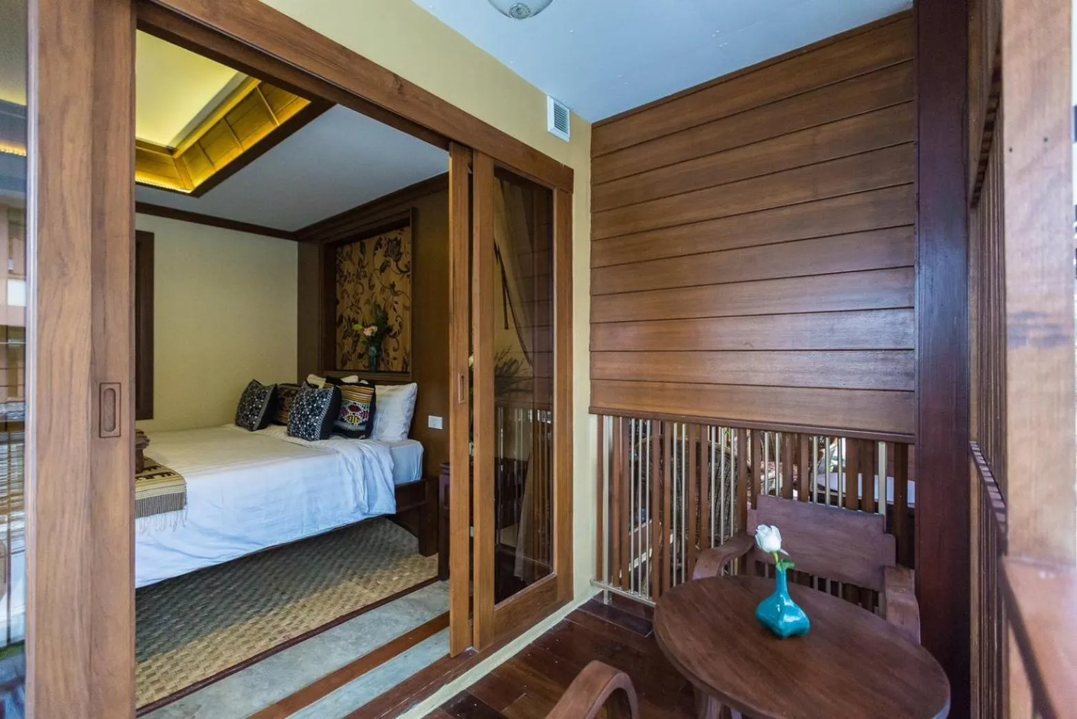 Balcony/Terrace, Bed in Wannamas Chiangmai Boutique House