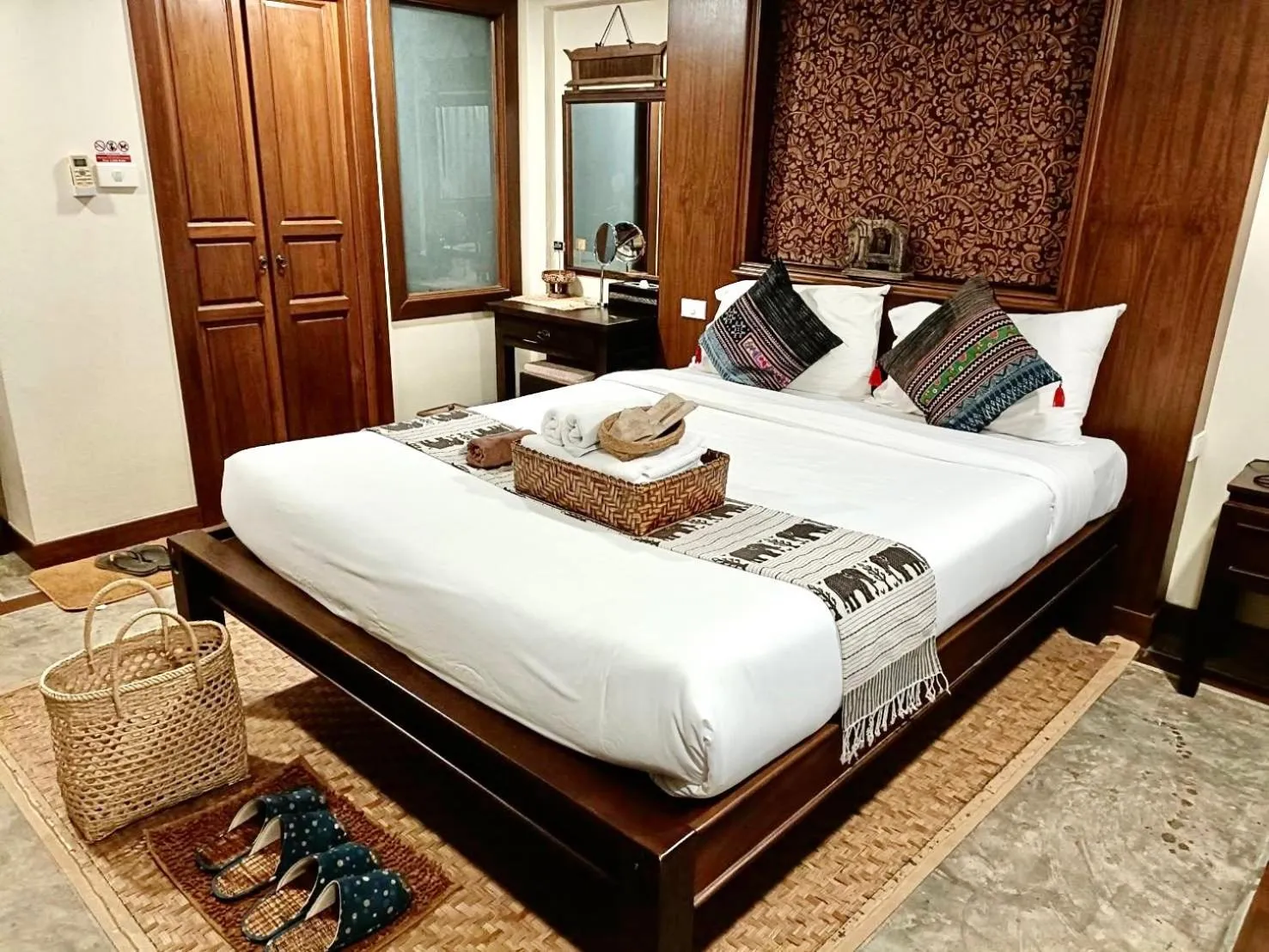 Bed in Wannamas Chiangmai Boutique House