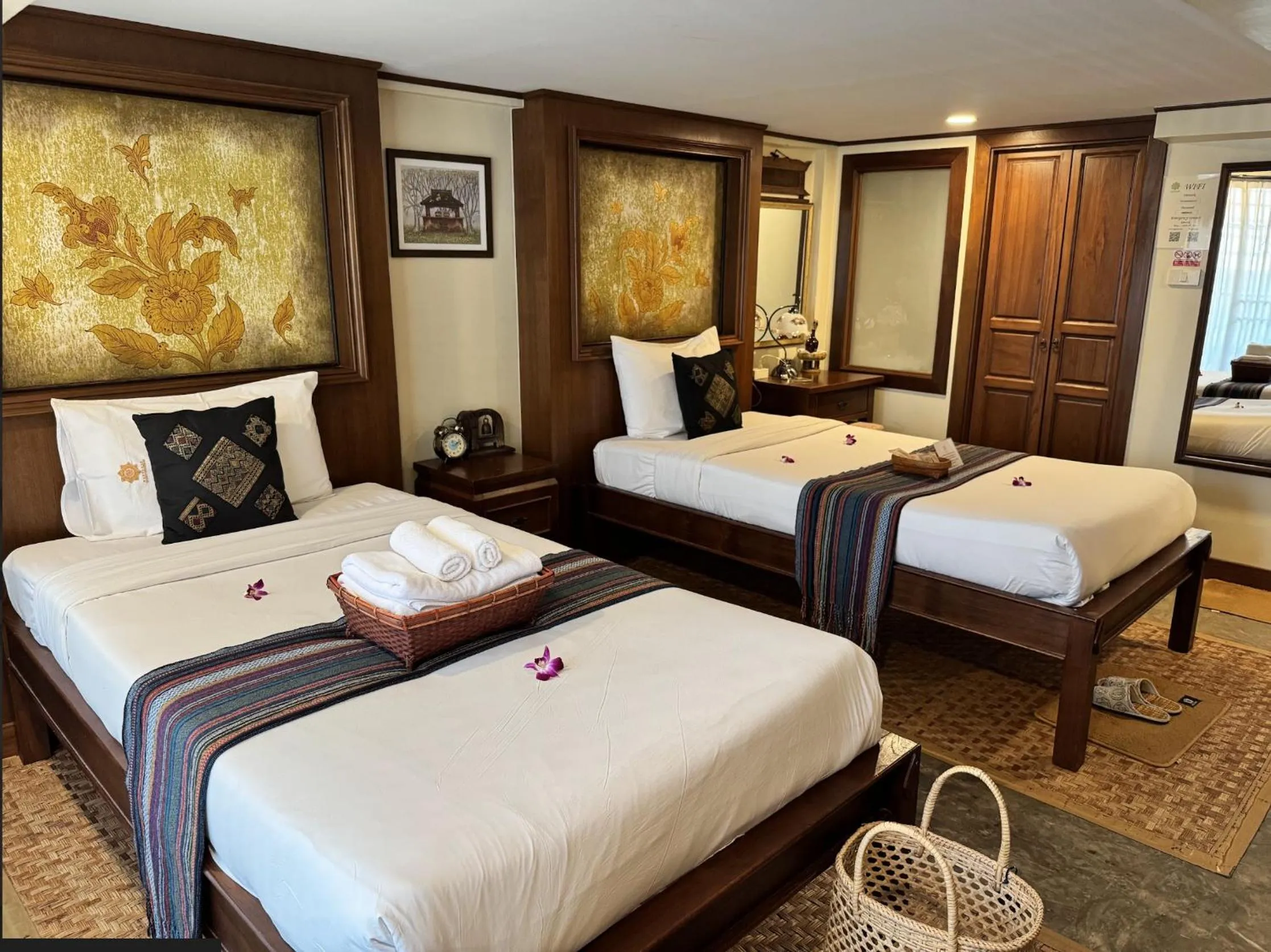 Bed in Wannamas Chiangmai Boutique House