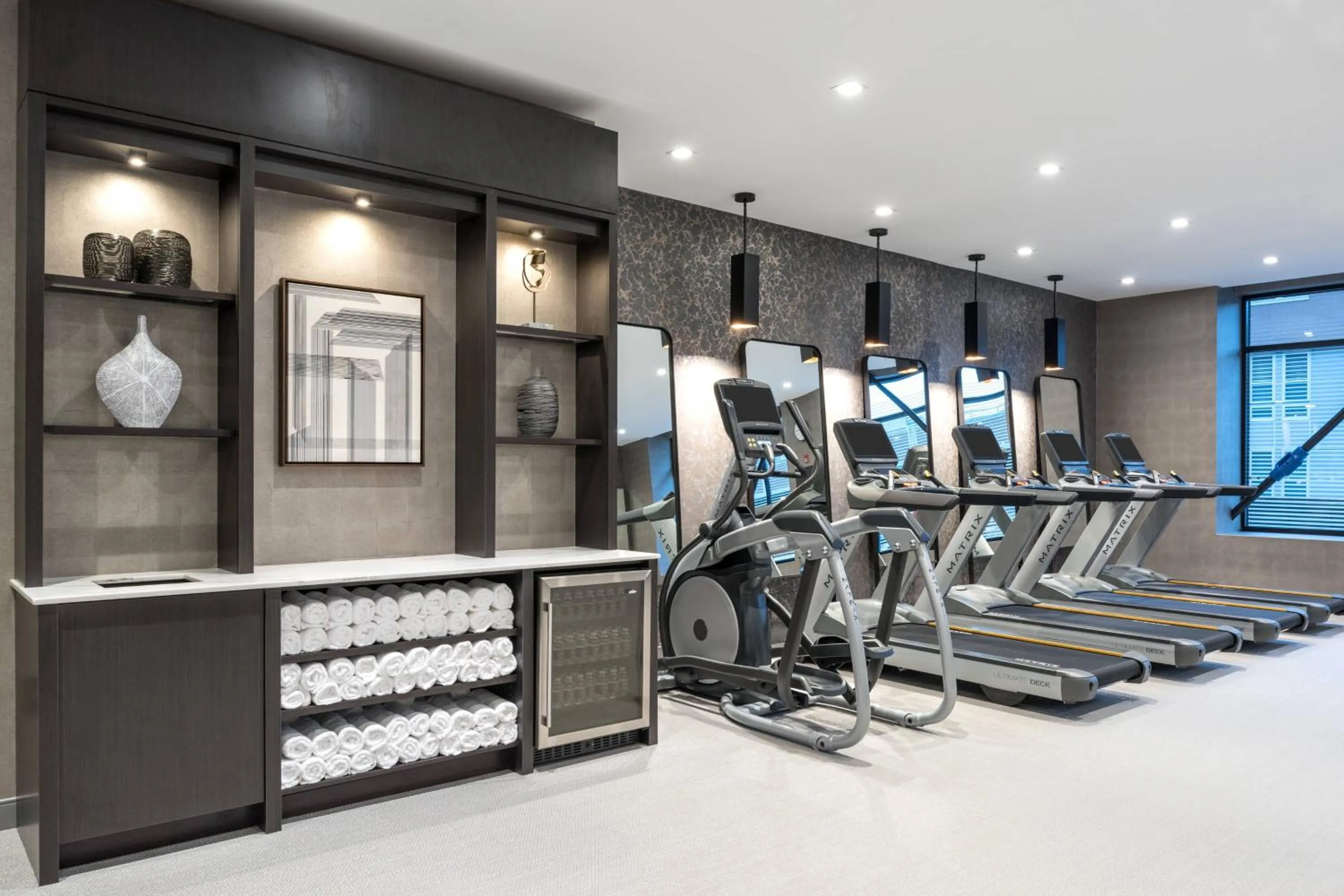 Fitness centre/facilities in AC Hotel by Marriott Worcester