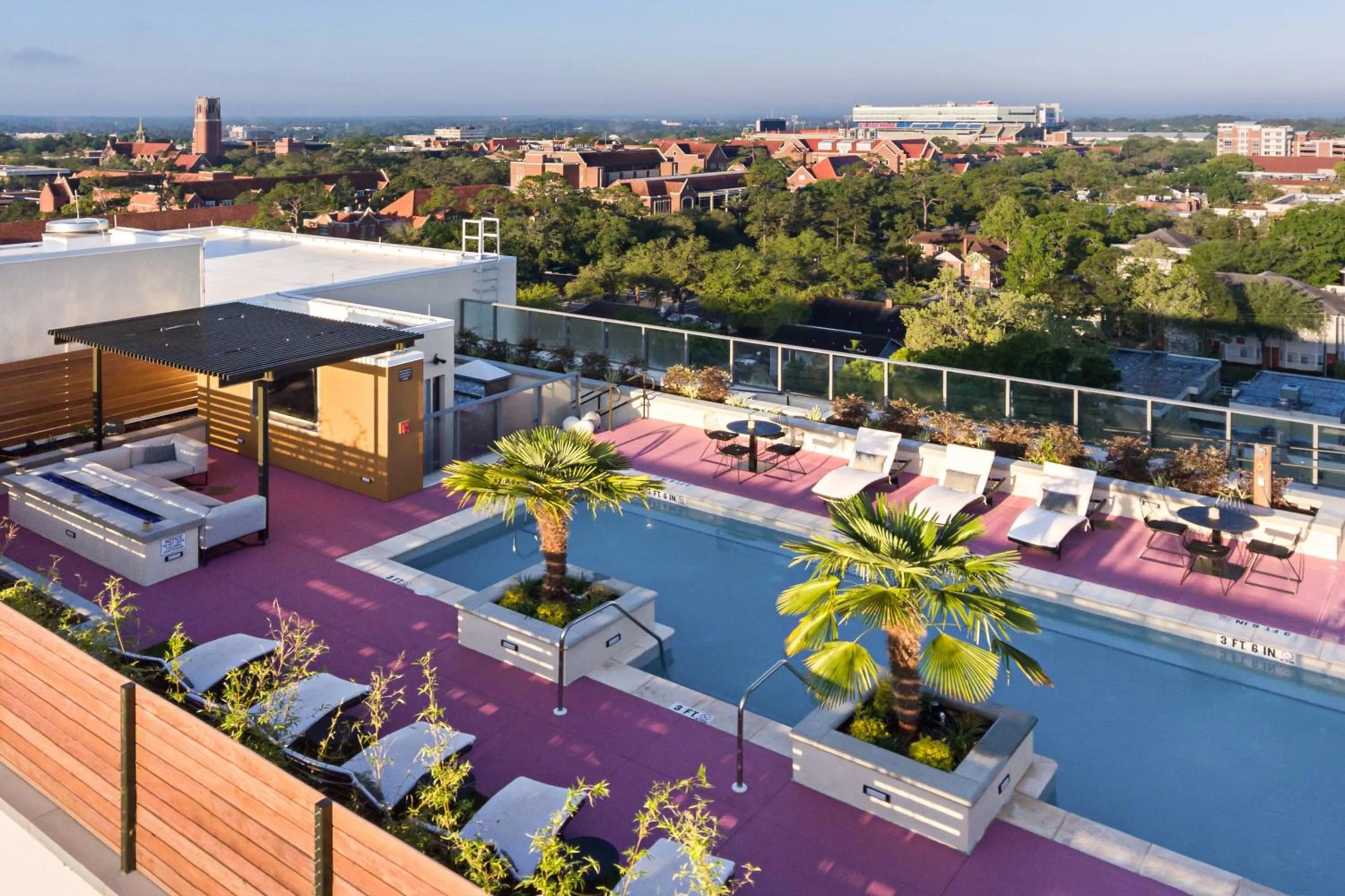 Swimming pool in AC Hotel by Marriott Gainesville Downtown