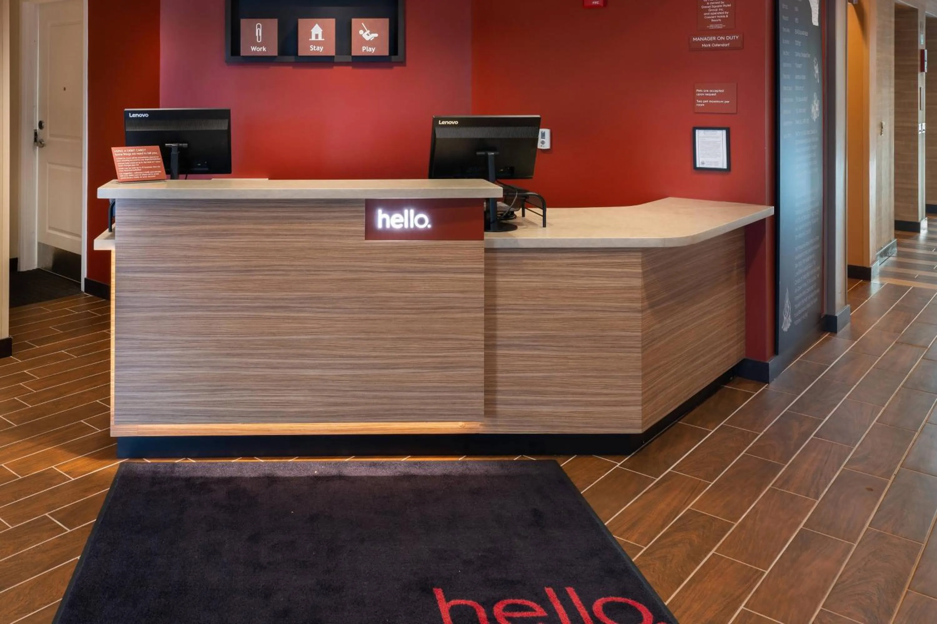 Lobby or reception in TownePlace Suites by Marriott Milwaukee Oak Creek