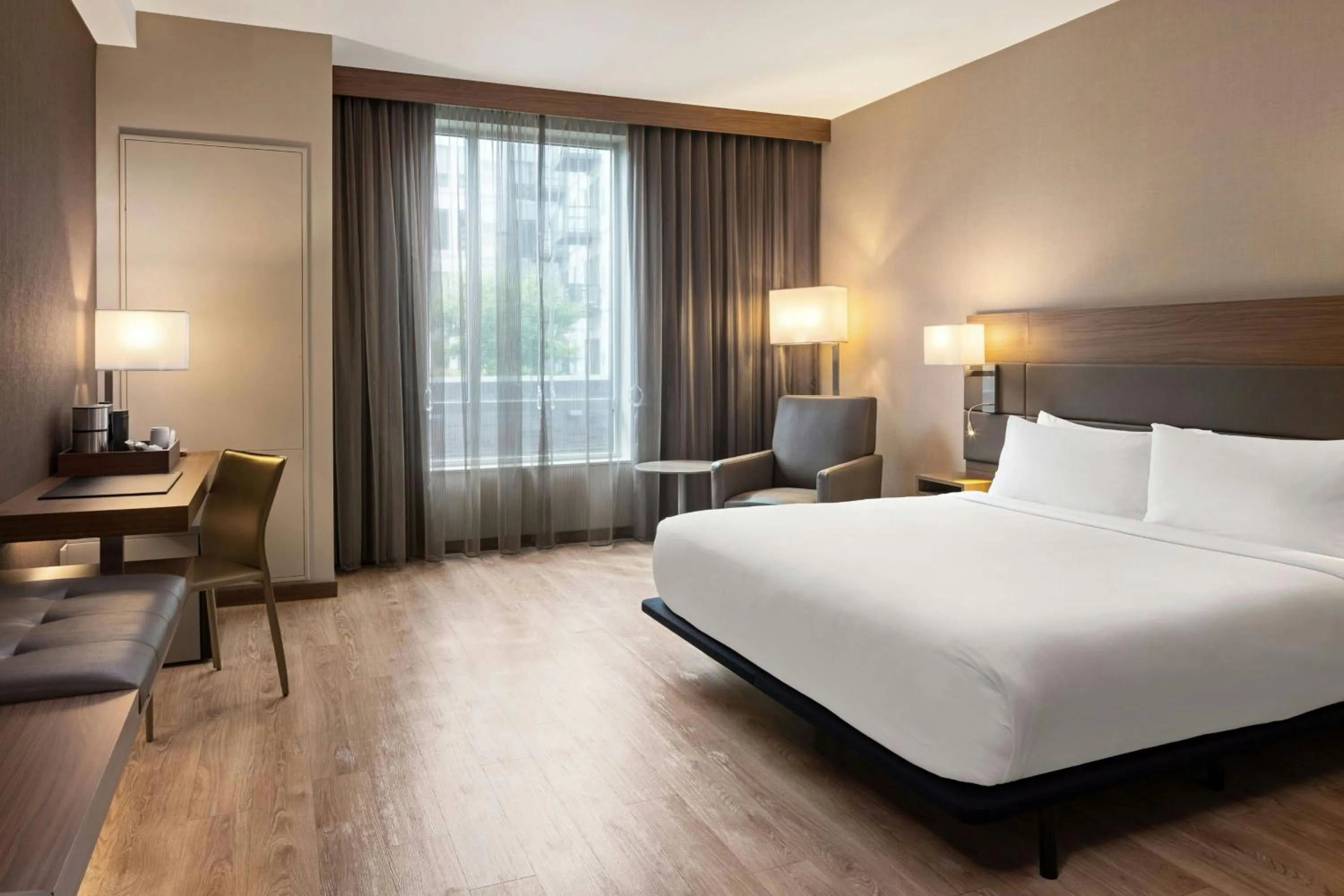 Photo of the whole room, Bed in AC Hotel by Marriott Minneapolis West End