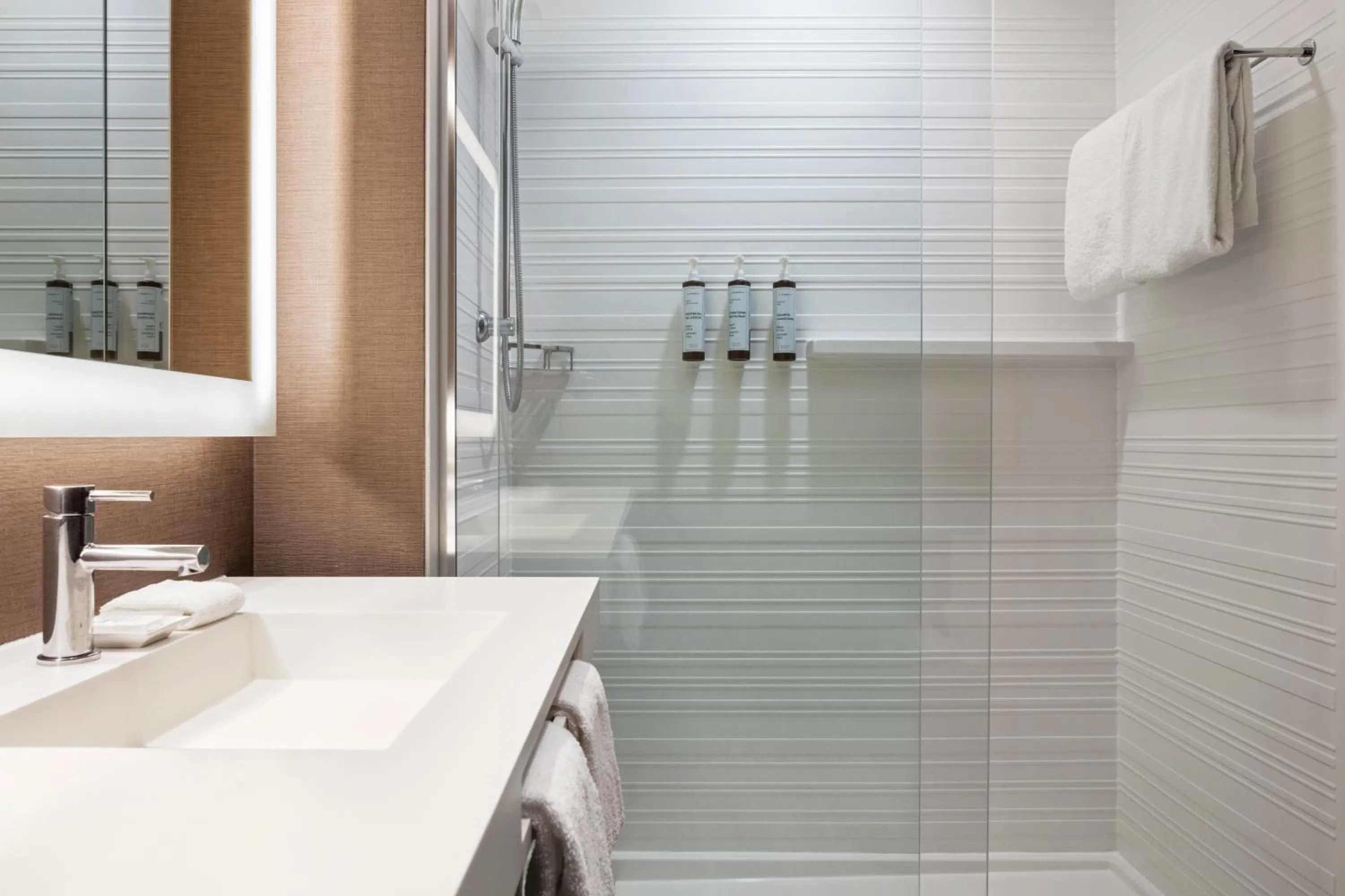 Shower in AC Hotel by Marriott Minneapolis West End