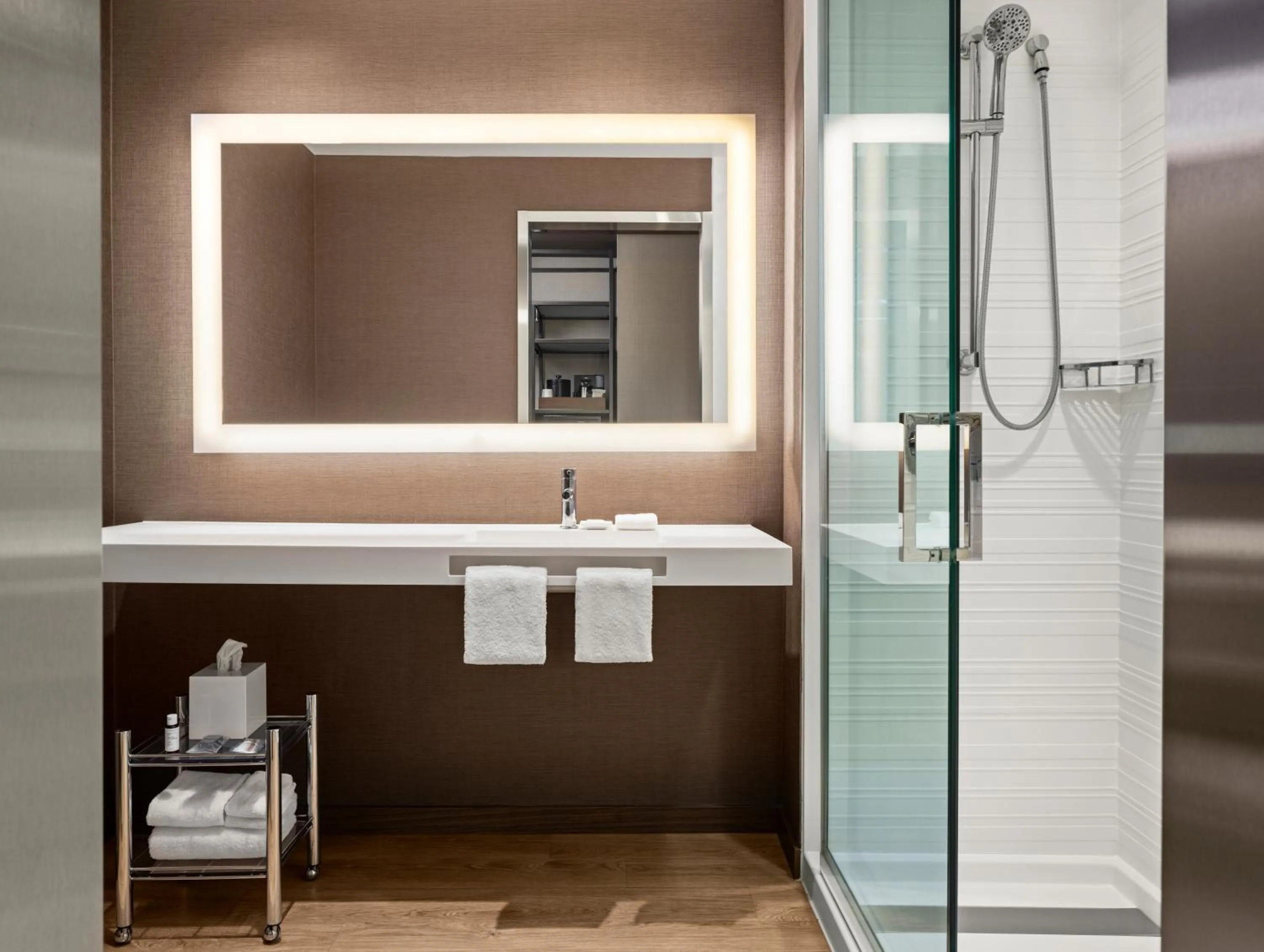 Shower in AC Hotel by Marriott Minneapolis West End