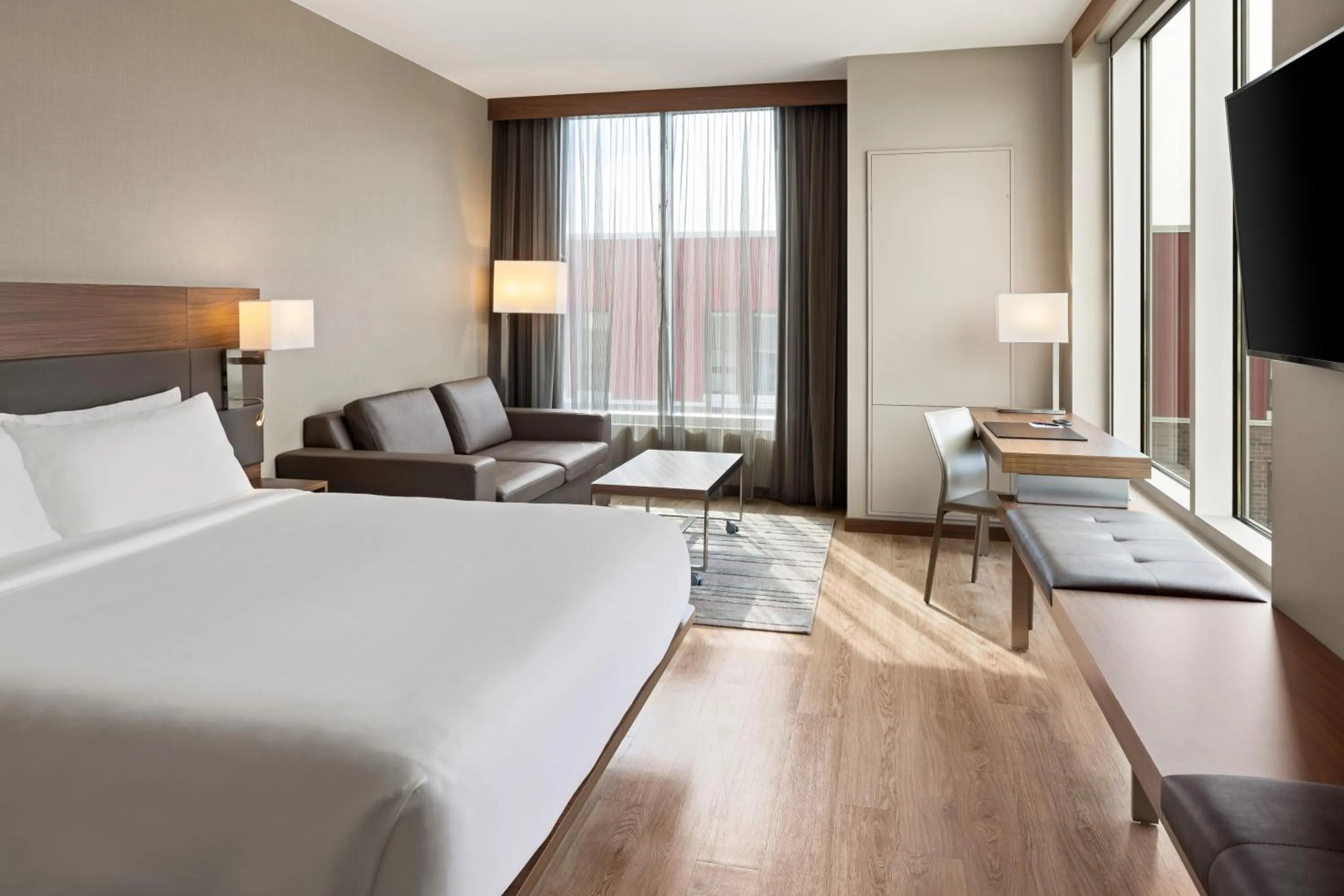 Photo of the whole room, Bed in AC Hotel by Marriott Minneapolis West End