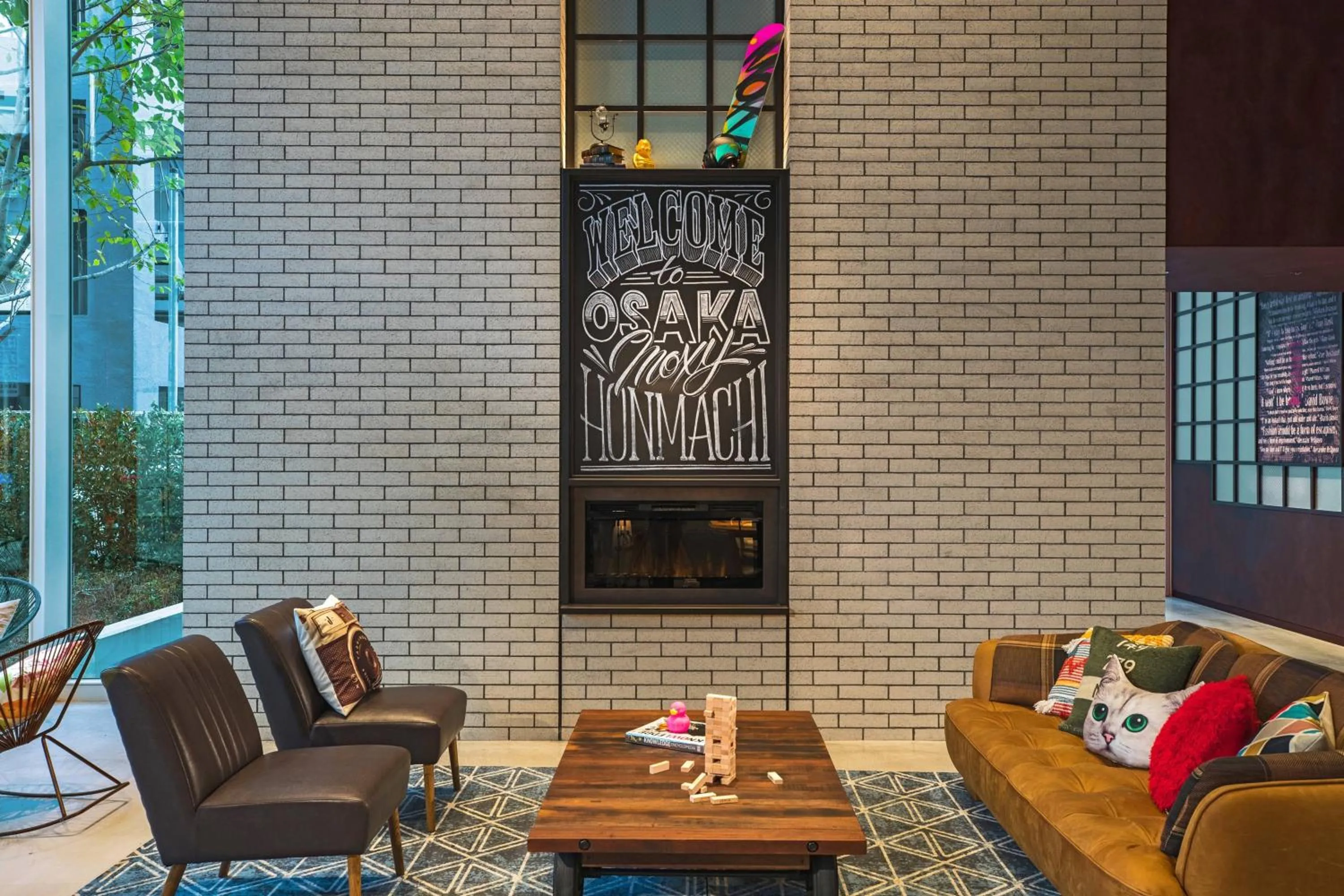 Lobby or reception in MOXY Osaka Honmachi