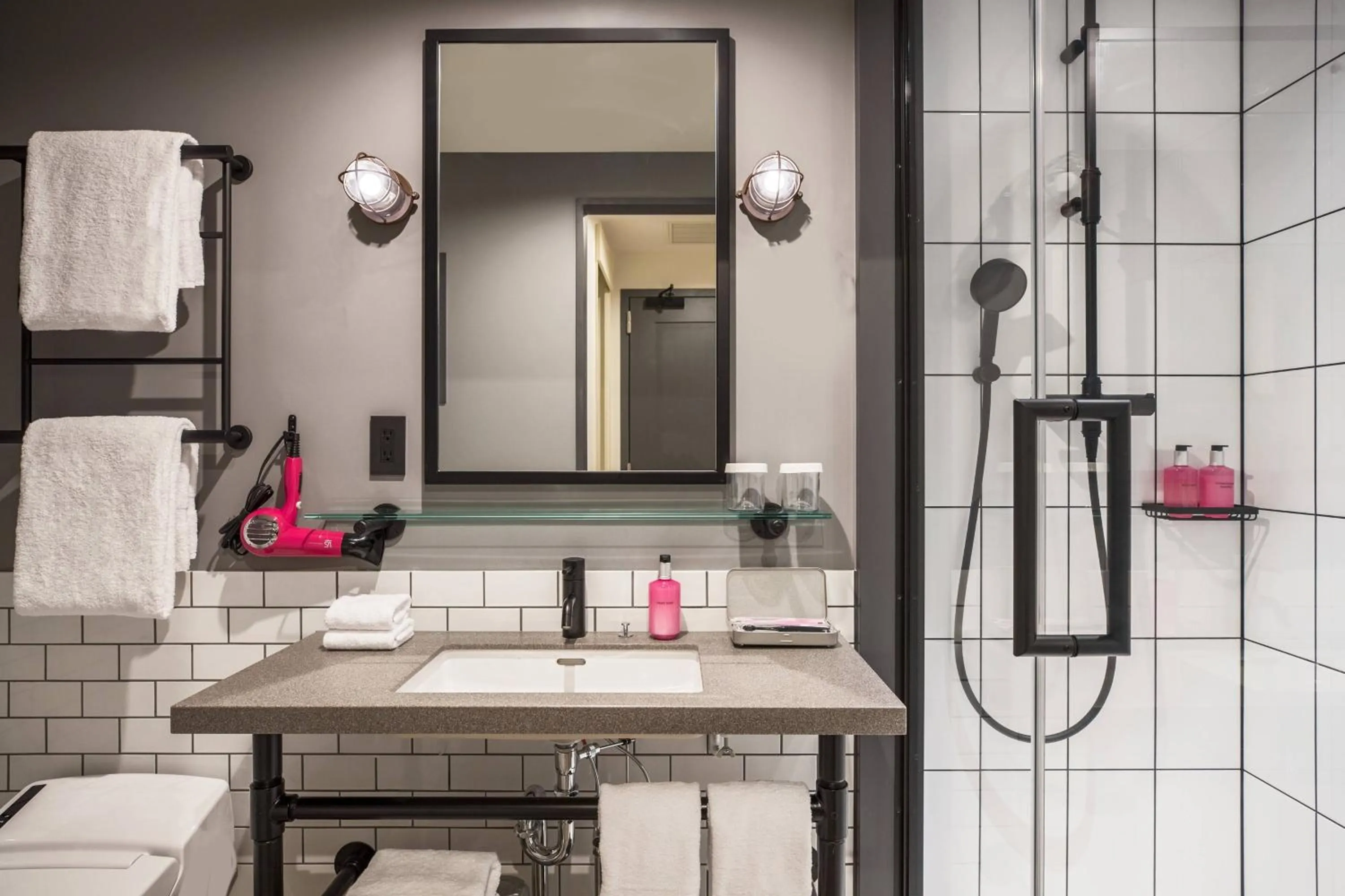 Bathroom in MOXY Osaka Honmachi