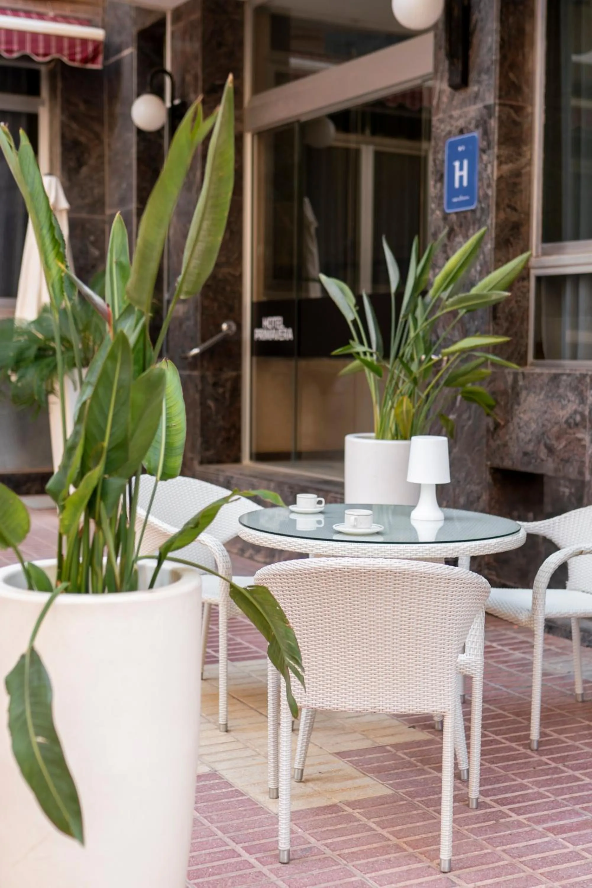 Facade/entrance in Hotel Primavera Benidorm