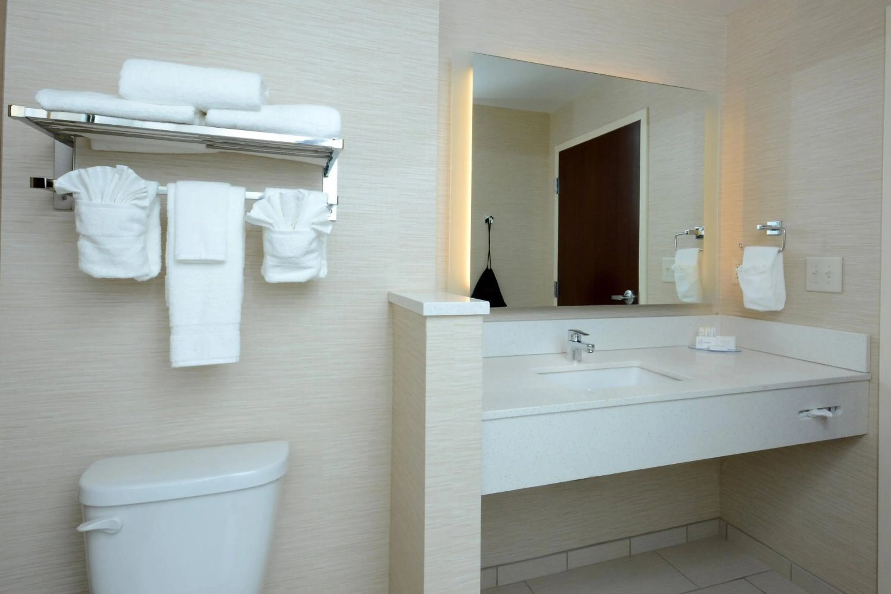 Bathroom in Fairfield Inn & Suites by Marriott Raleigh Capital Blvd./I-540