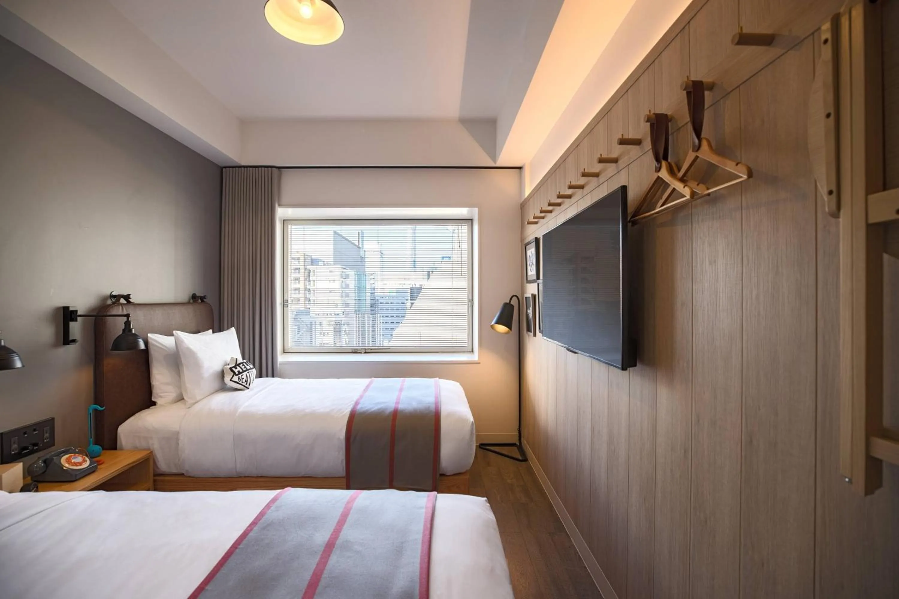 Photo of the whole room, Bed in MOXY Tokyo Kinshicho