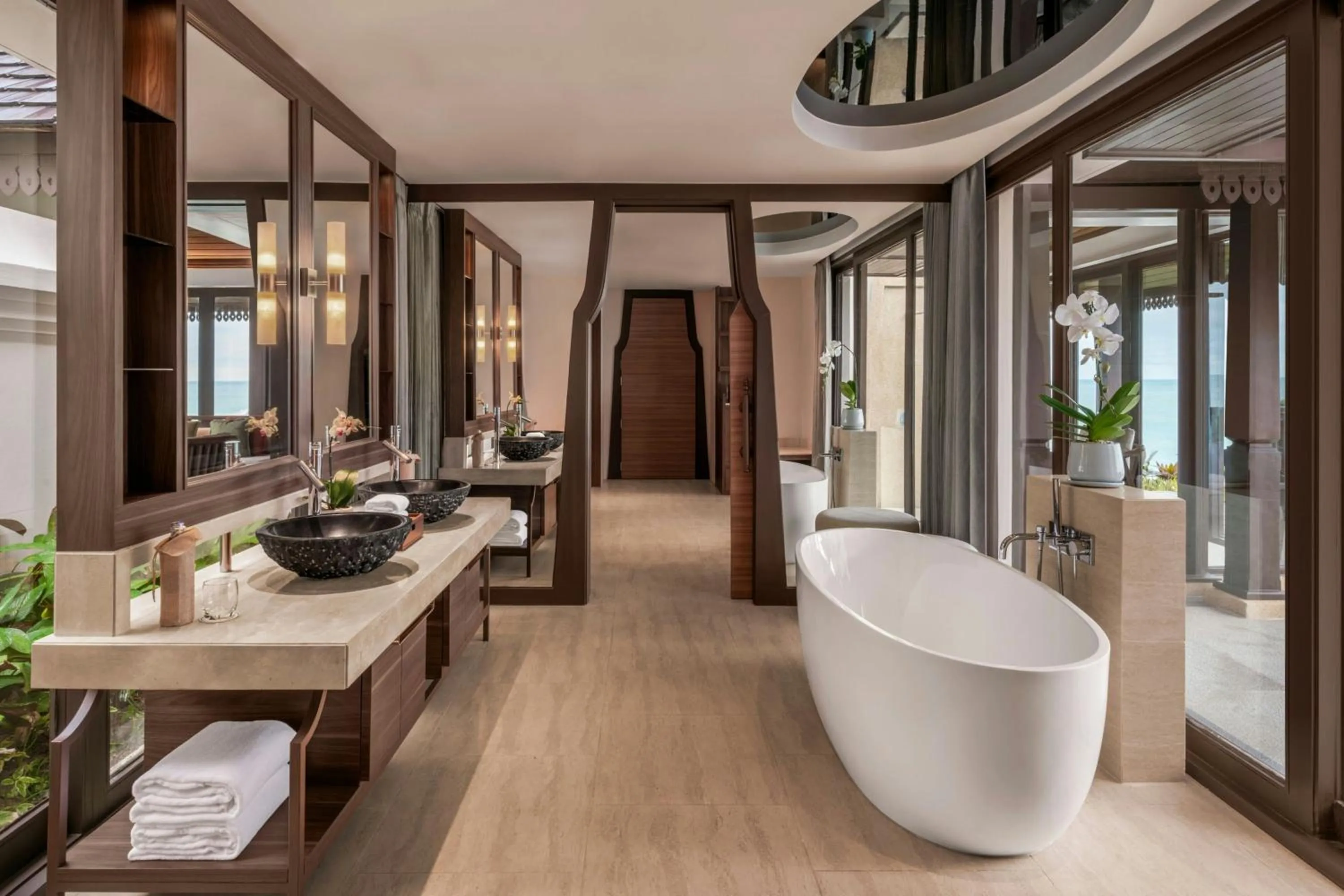 Bathroom in The Ritz-Carlton, Koh Samui