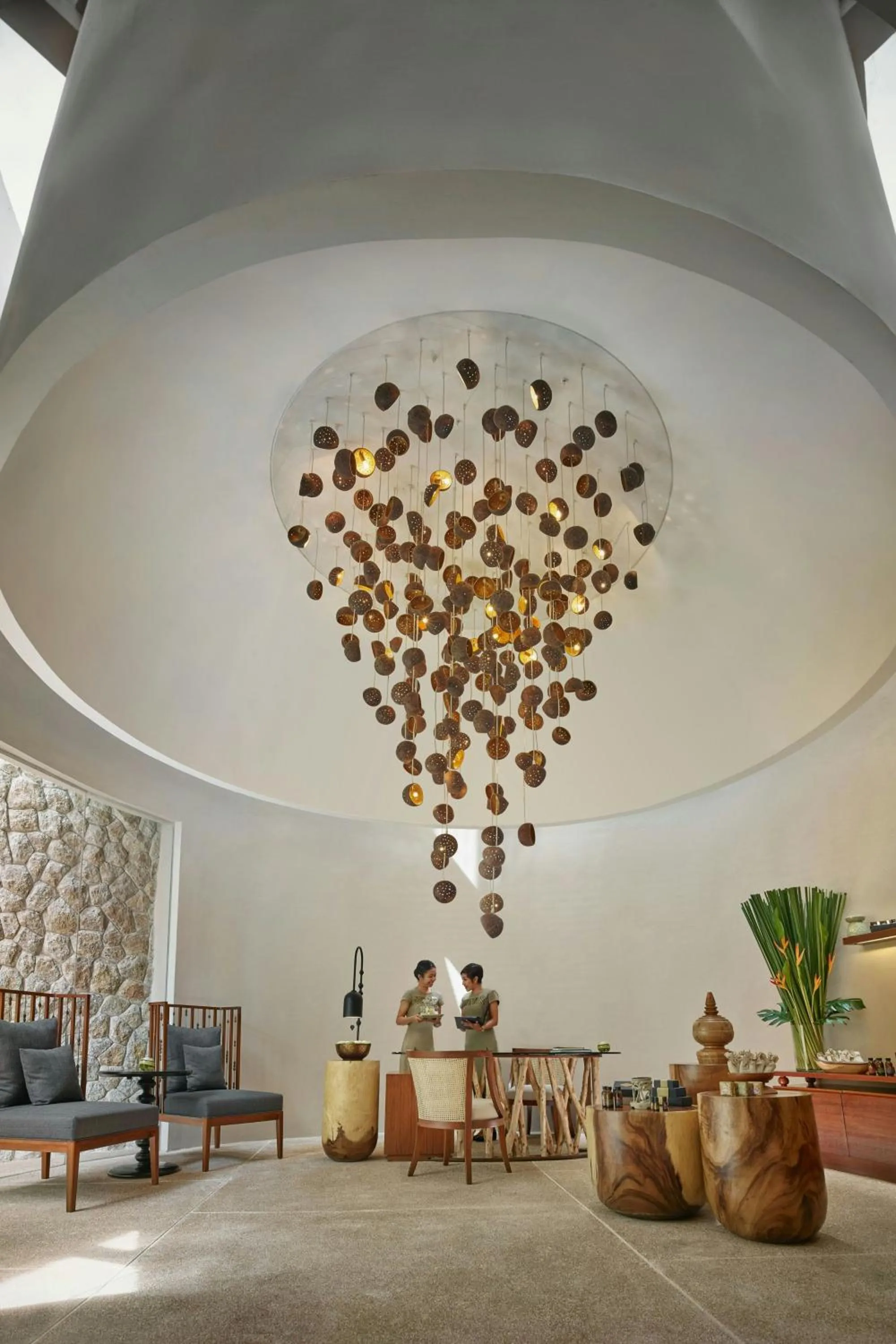 Lobby or reception in The Ritz-Carlton, Koh Samui