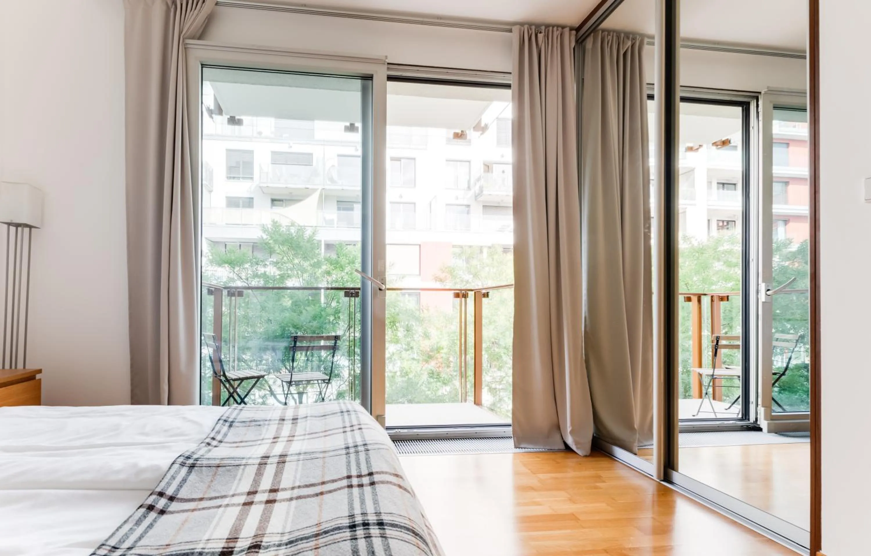 View (from property/room), Bed in Teichmann Premium Apartments