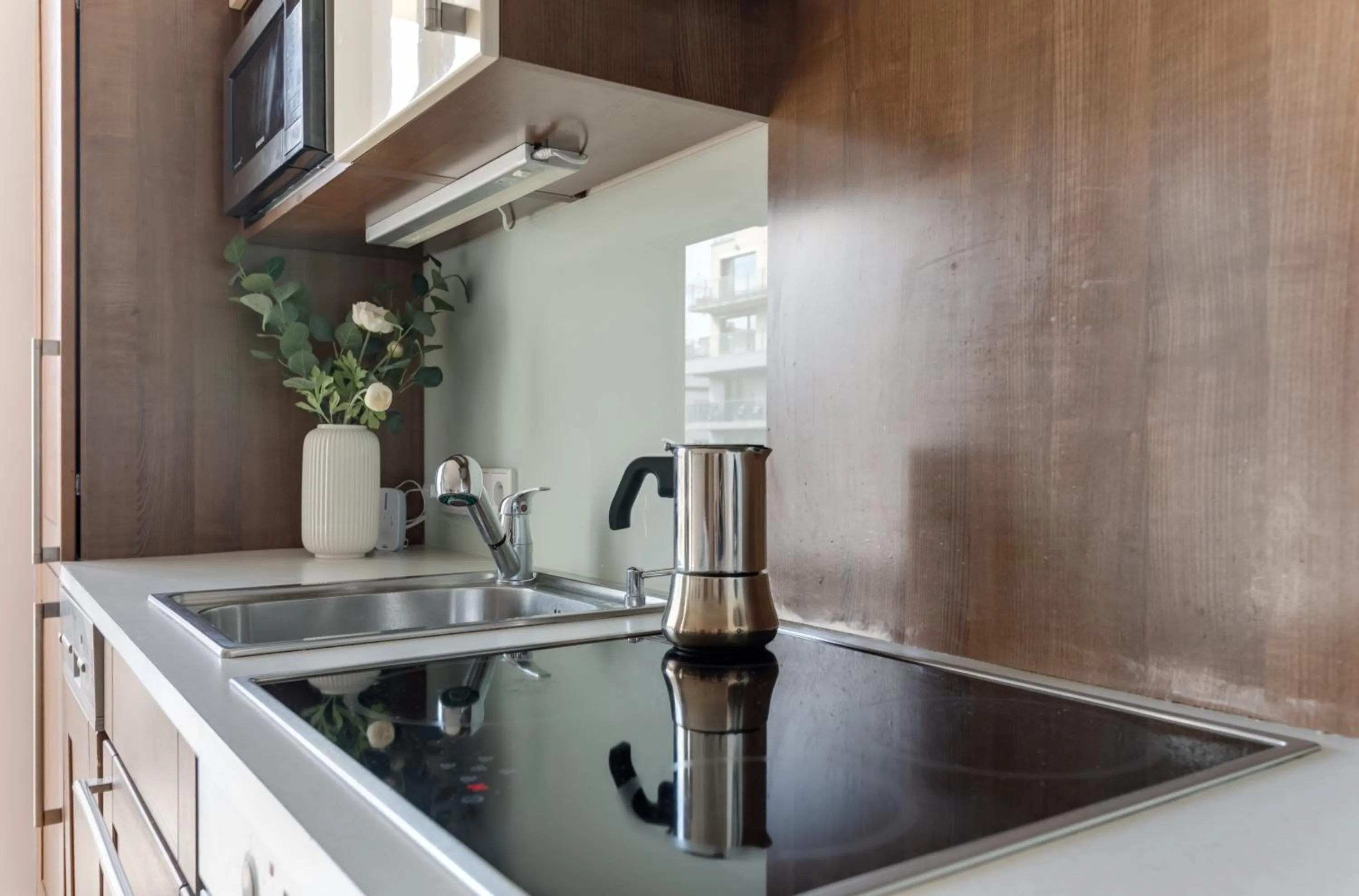 stove in Teichmann Premium Apartments