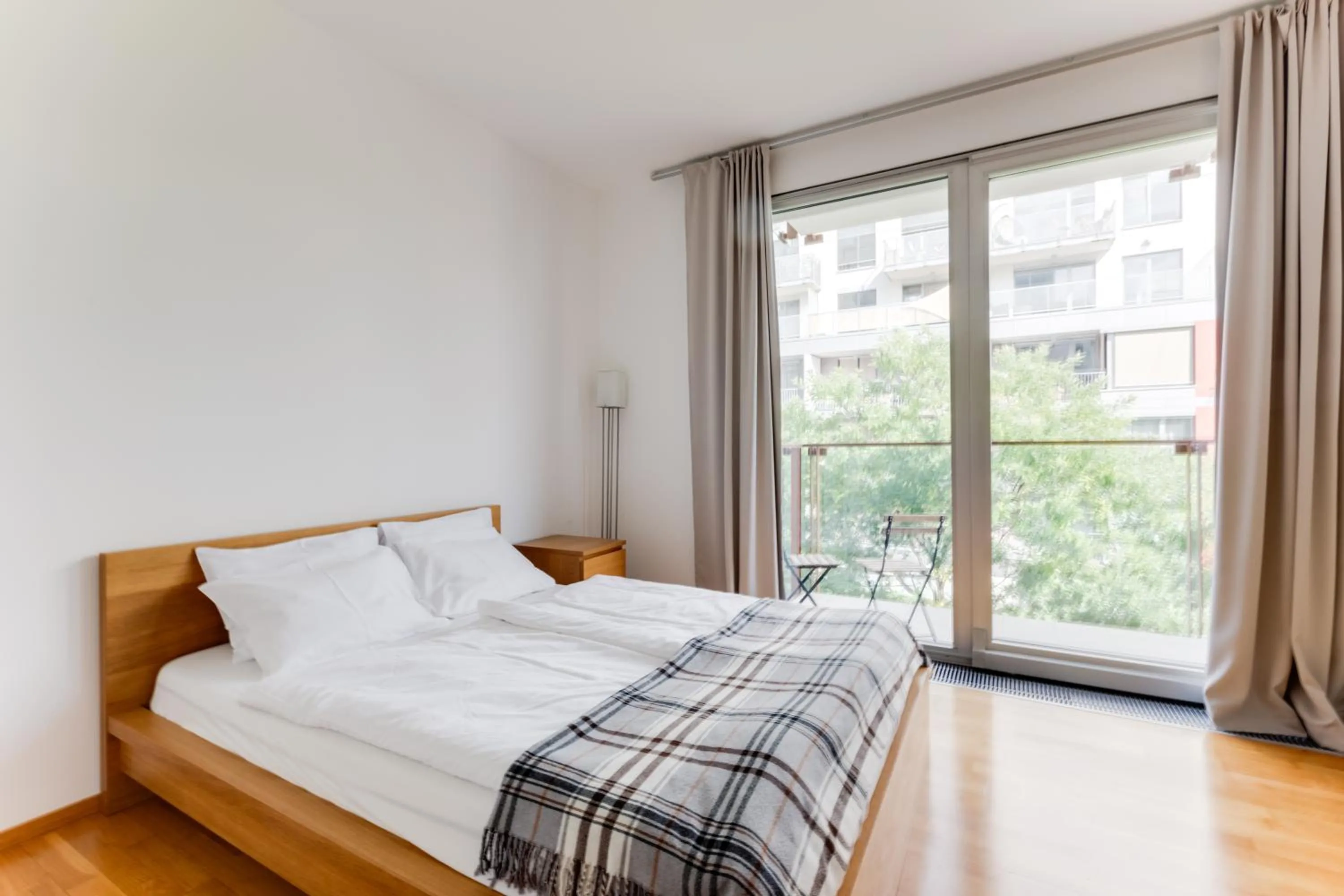 Bed in Teichmann Premium Apartments