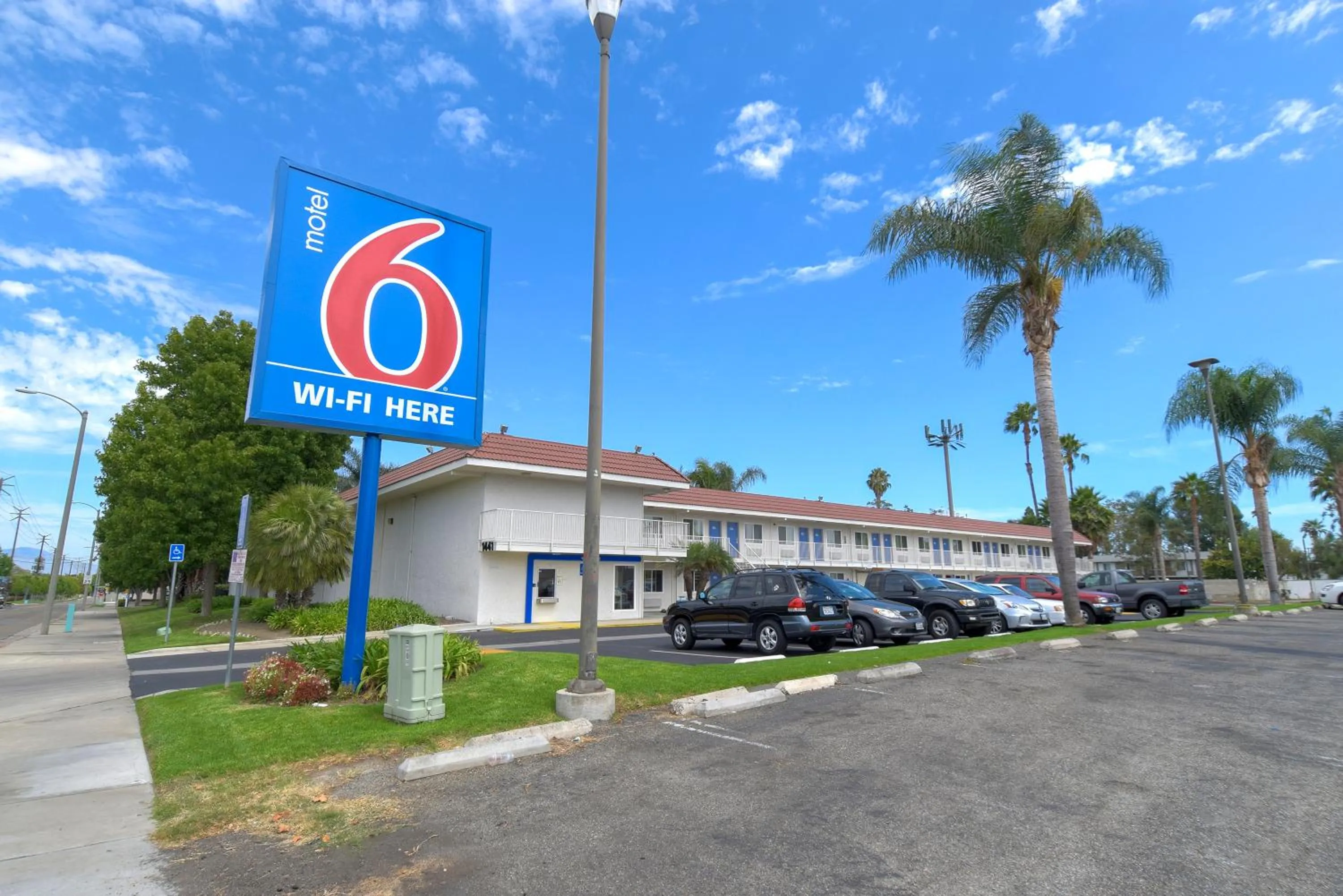 Facade/entrance in Motel 6-Costa Mesa, CA