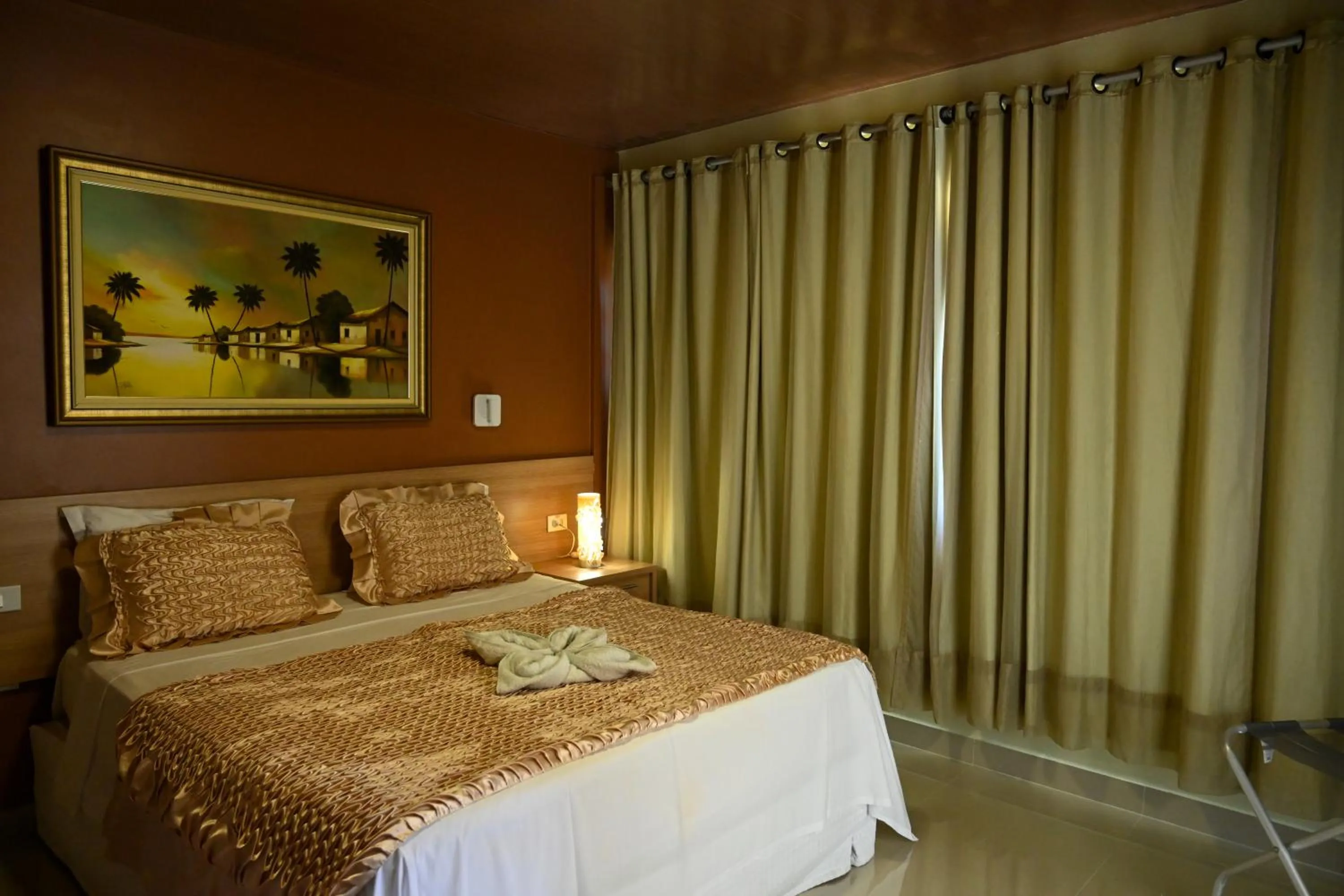 Bed in Pousada Shalom Beach