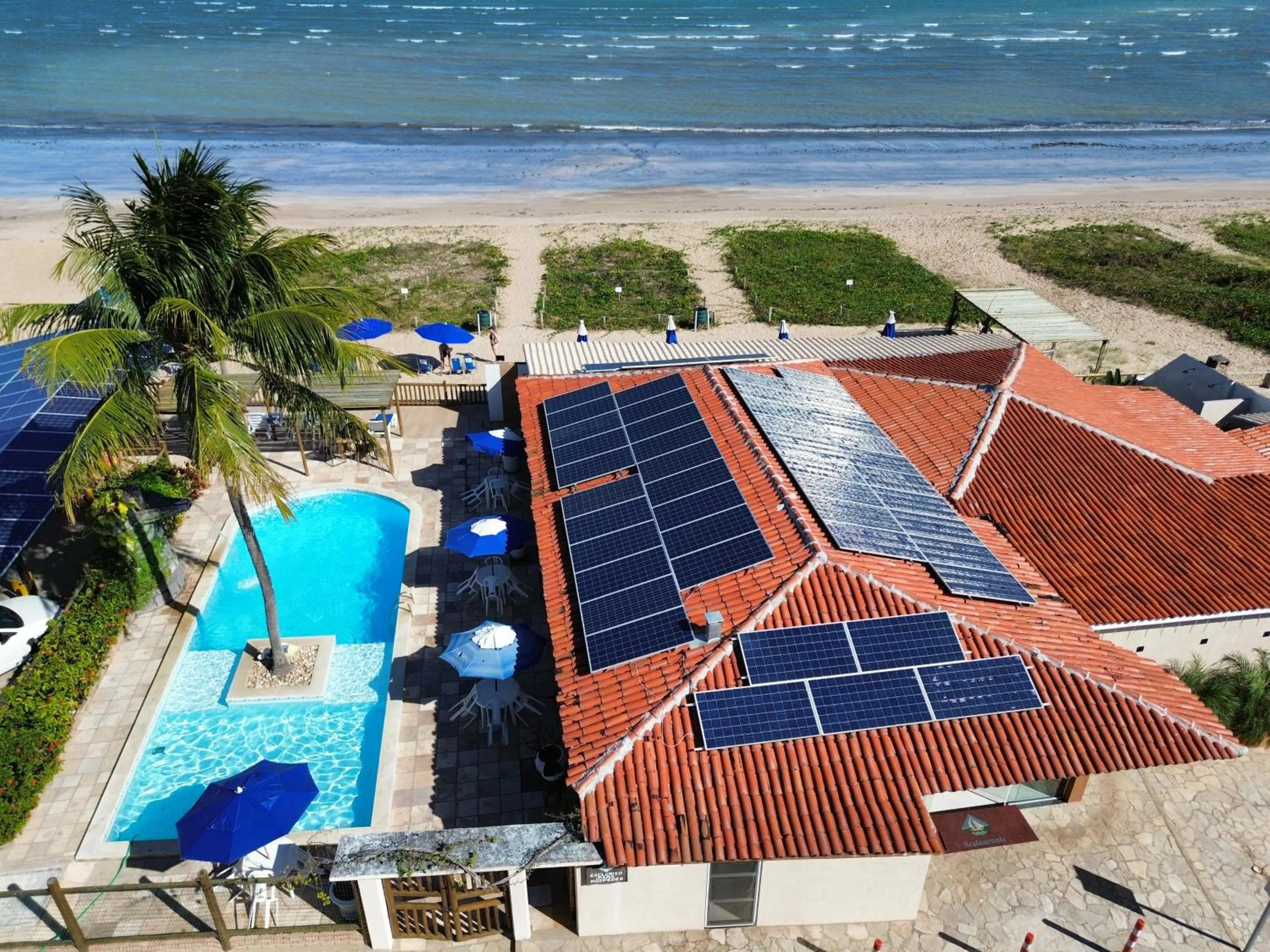 Sea view in Pousada Shalom Beach