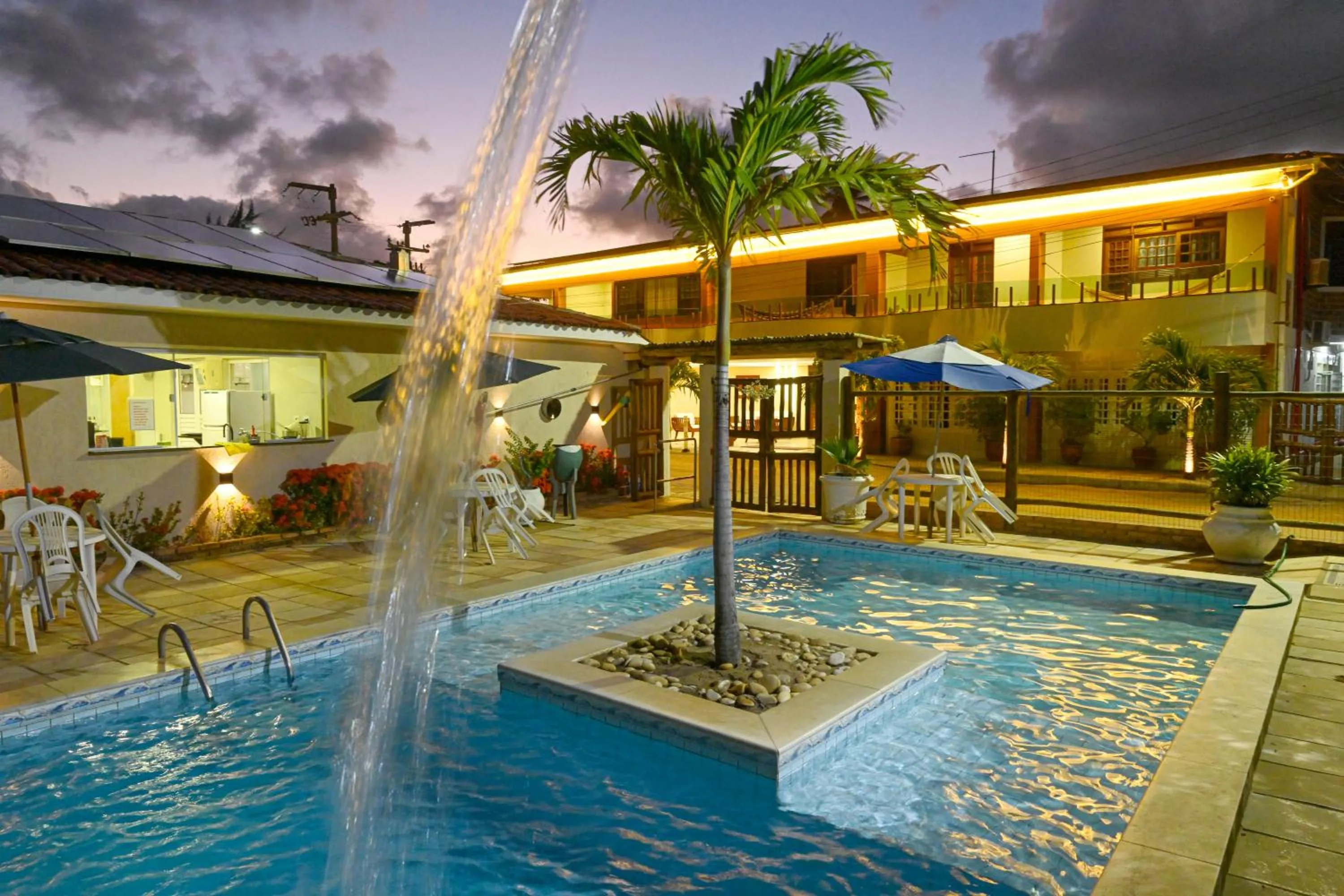 Pool view in Pousada Shalom Beach