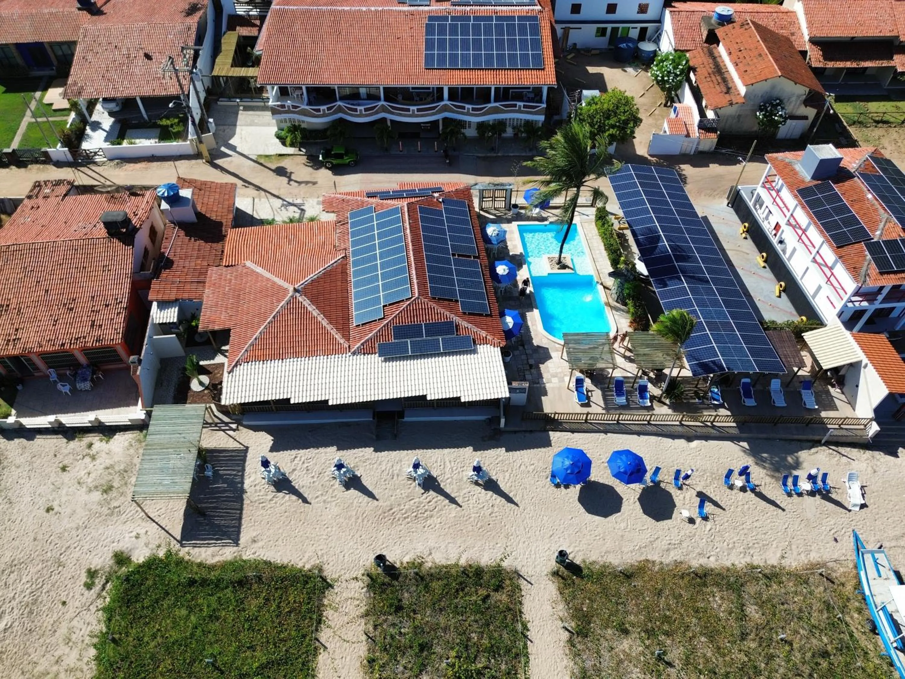 Bird's eye view in Pousada Shalom Beach