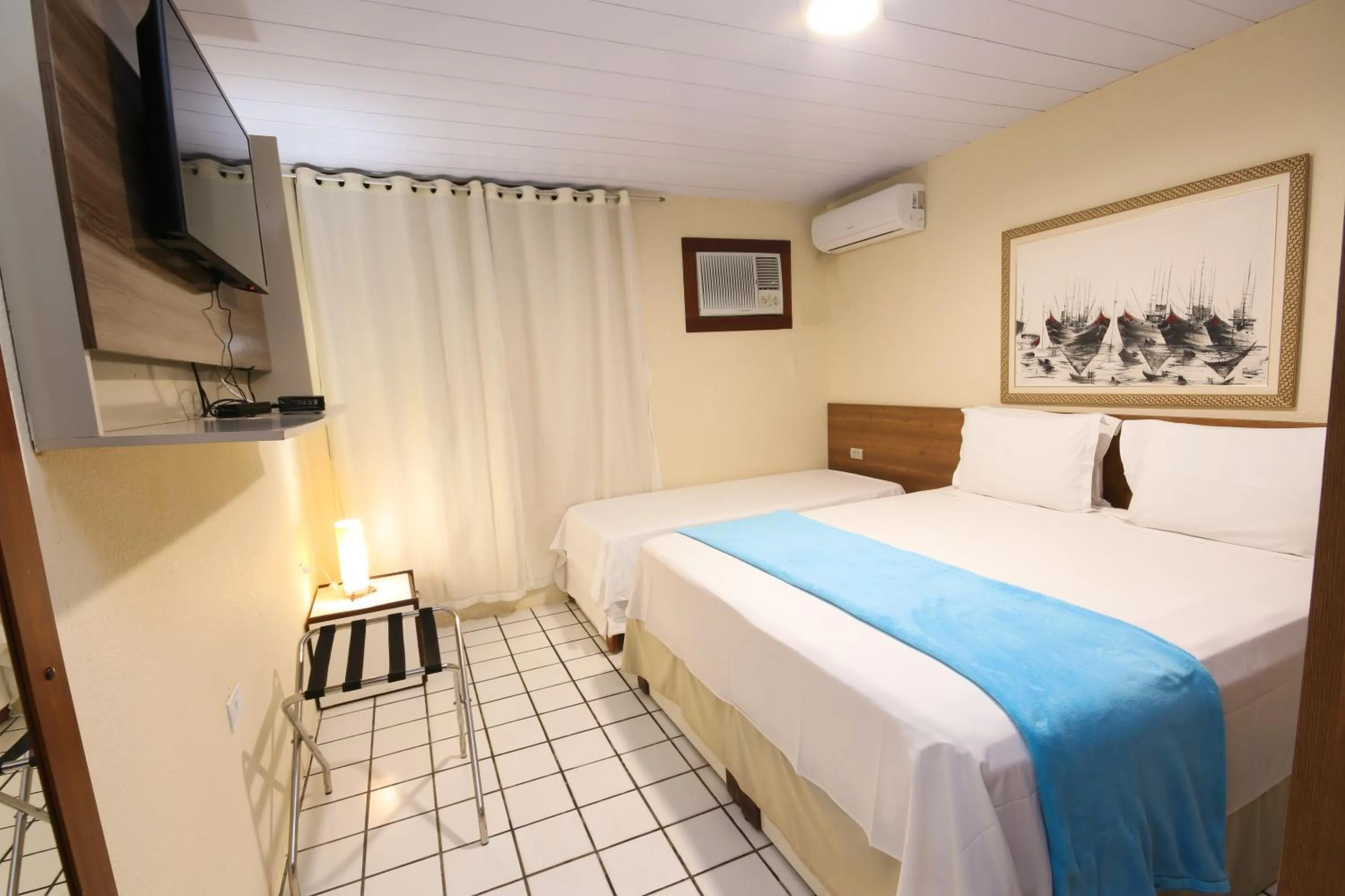 Photo of the whole room, Bed in Pousada Shalom Beach