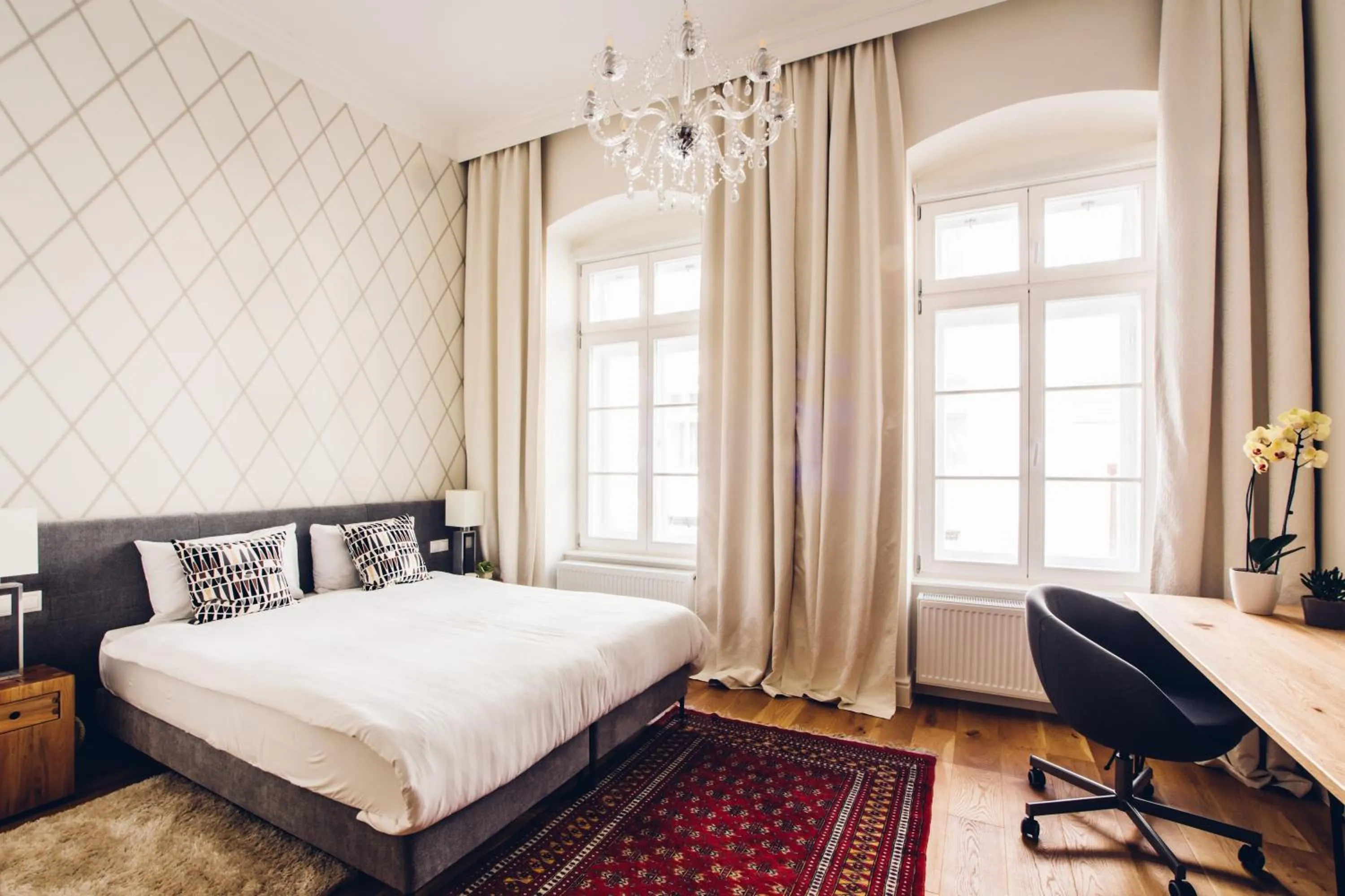 Bed in Adele Apartments