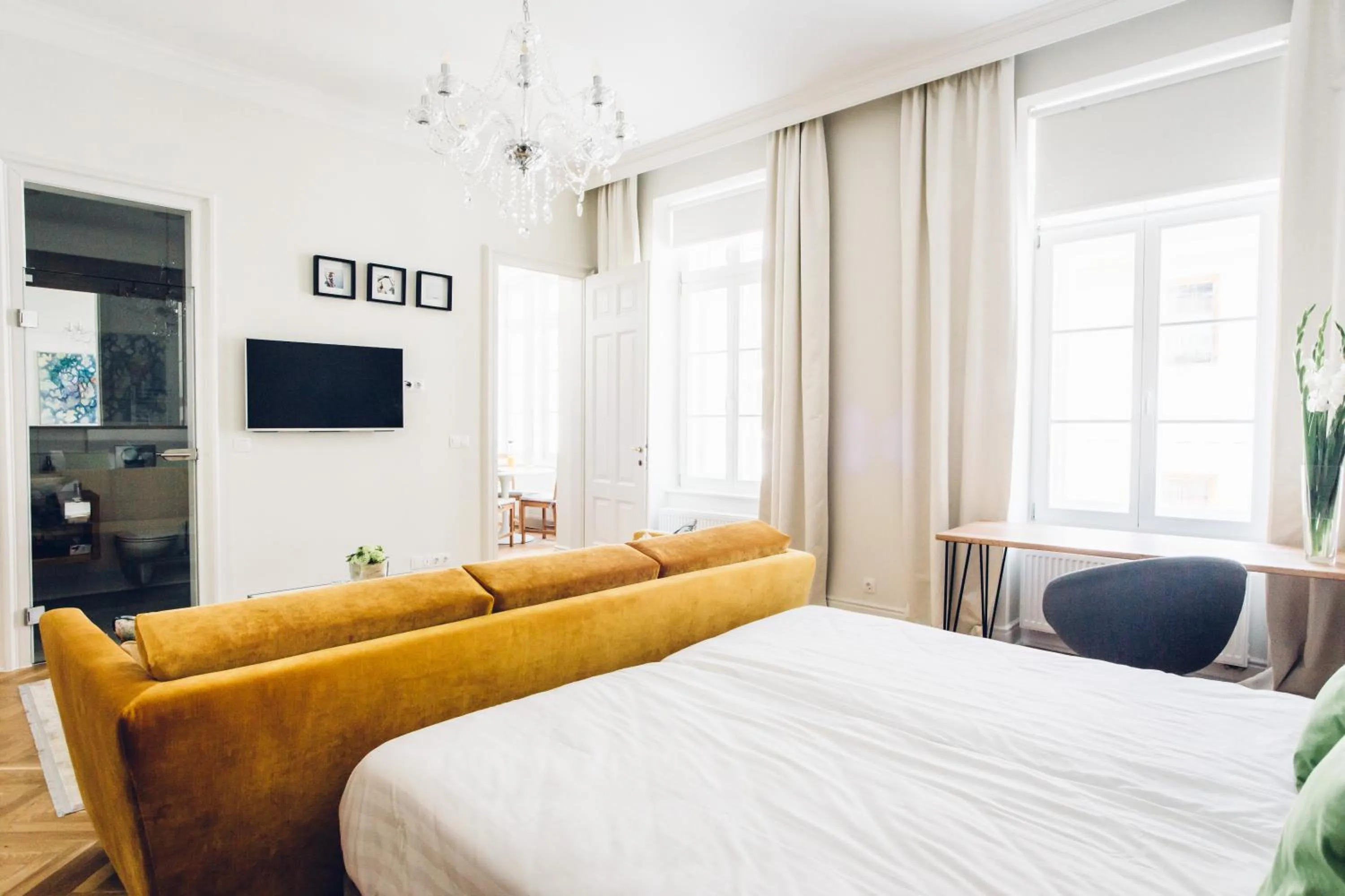 Bed in Adele Apartments