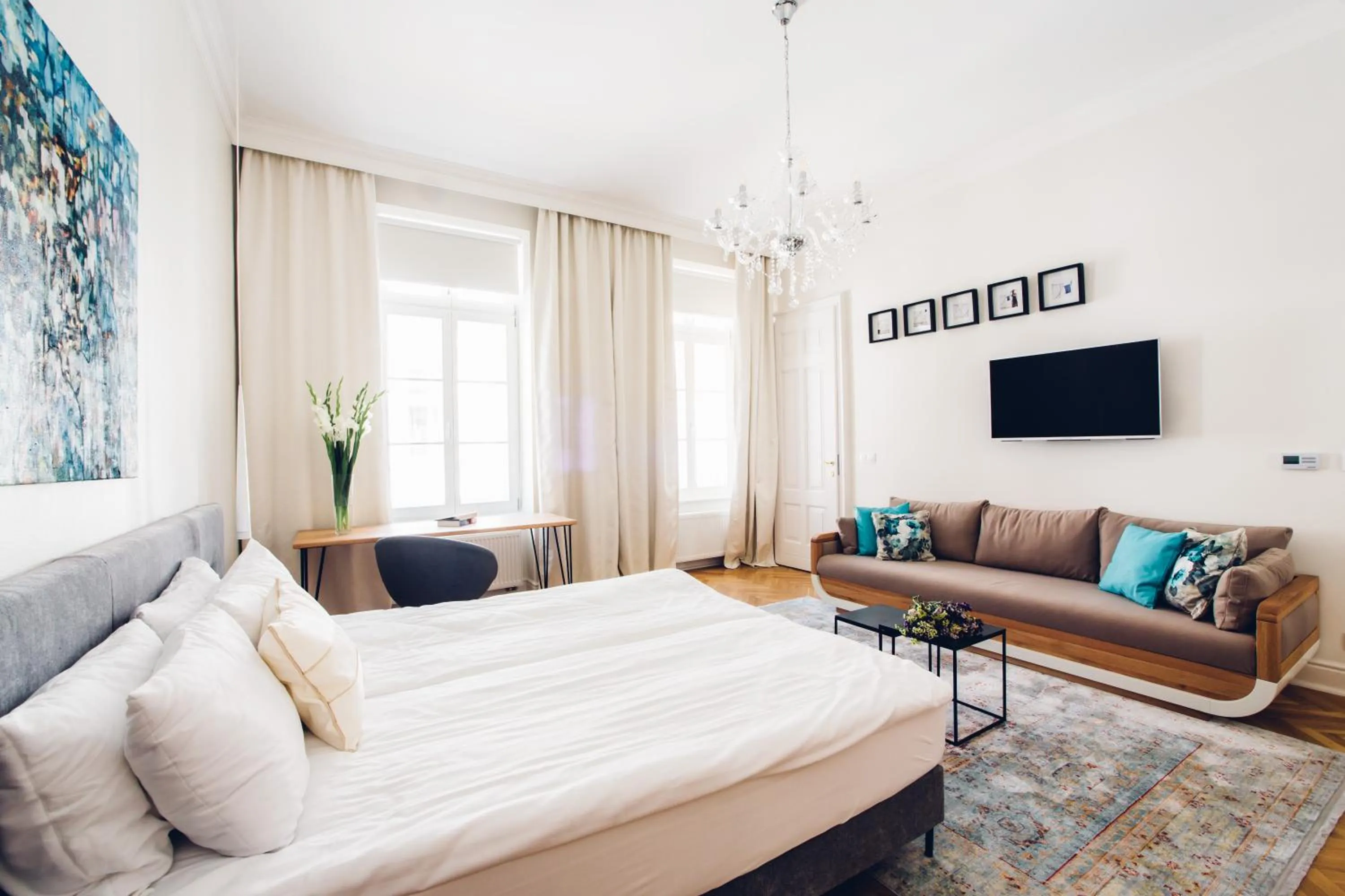 Bed in Adele Apartments