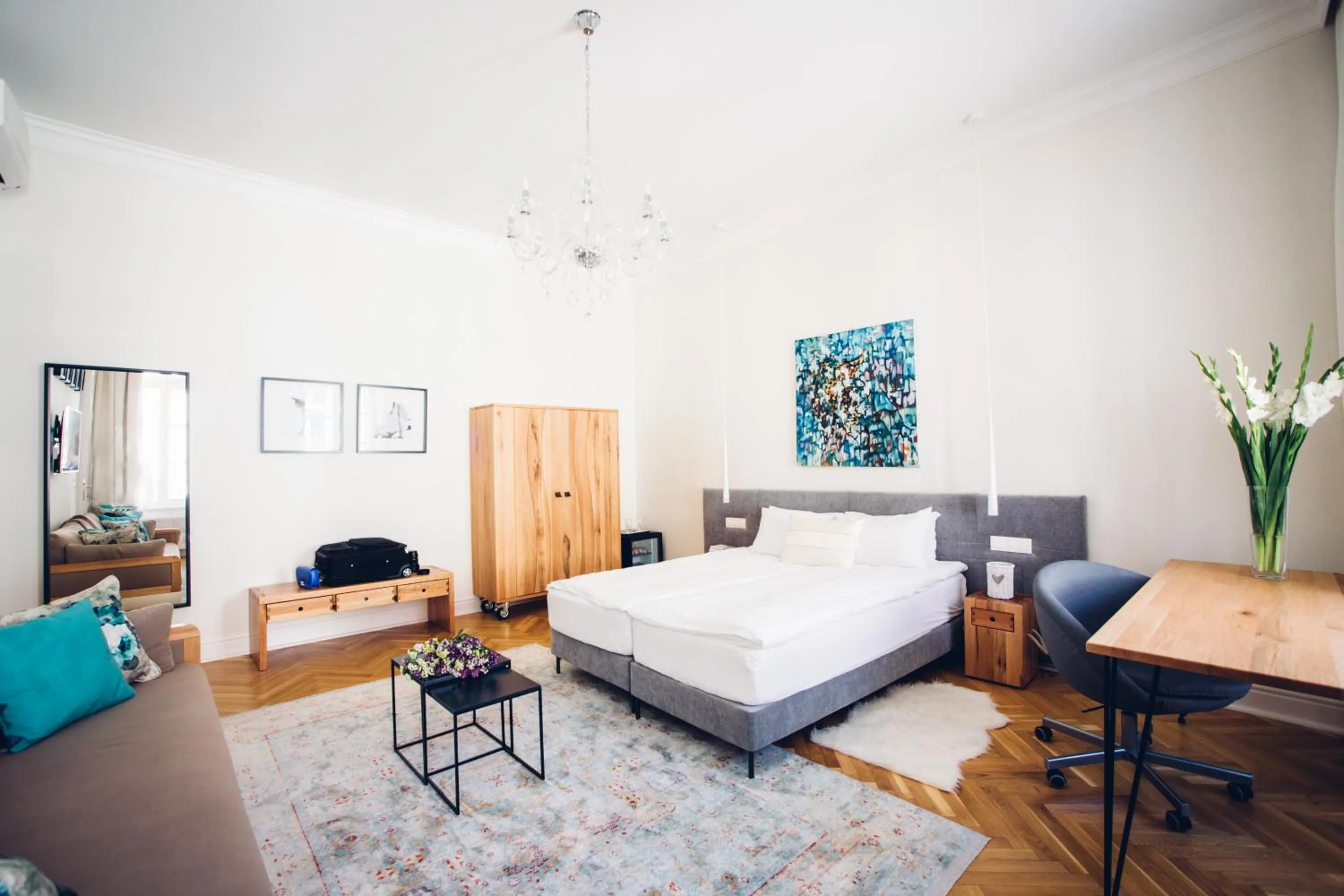 Bed in Adele Apartments